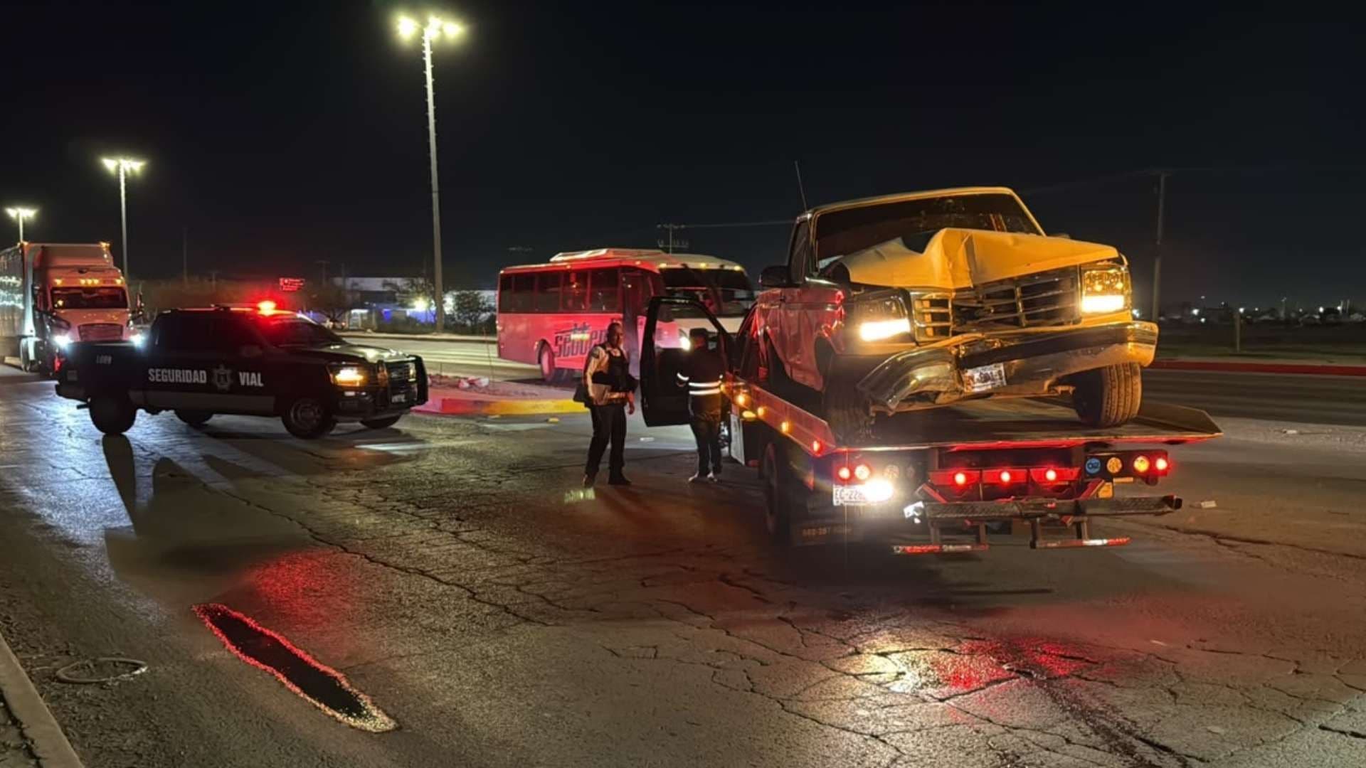 Los heridos fueron trasladados a un hospital