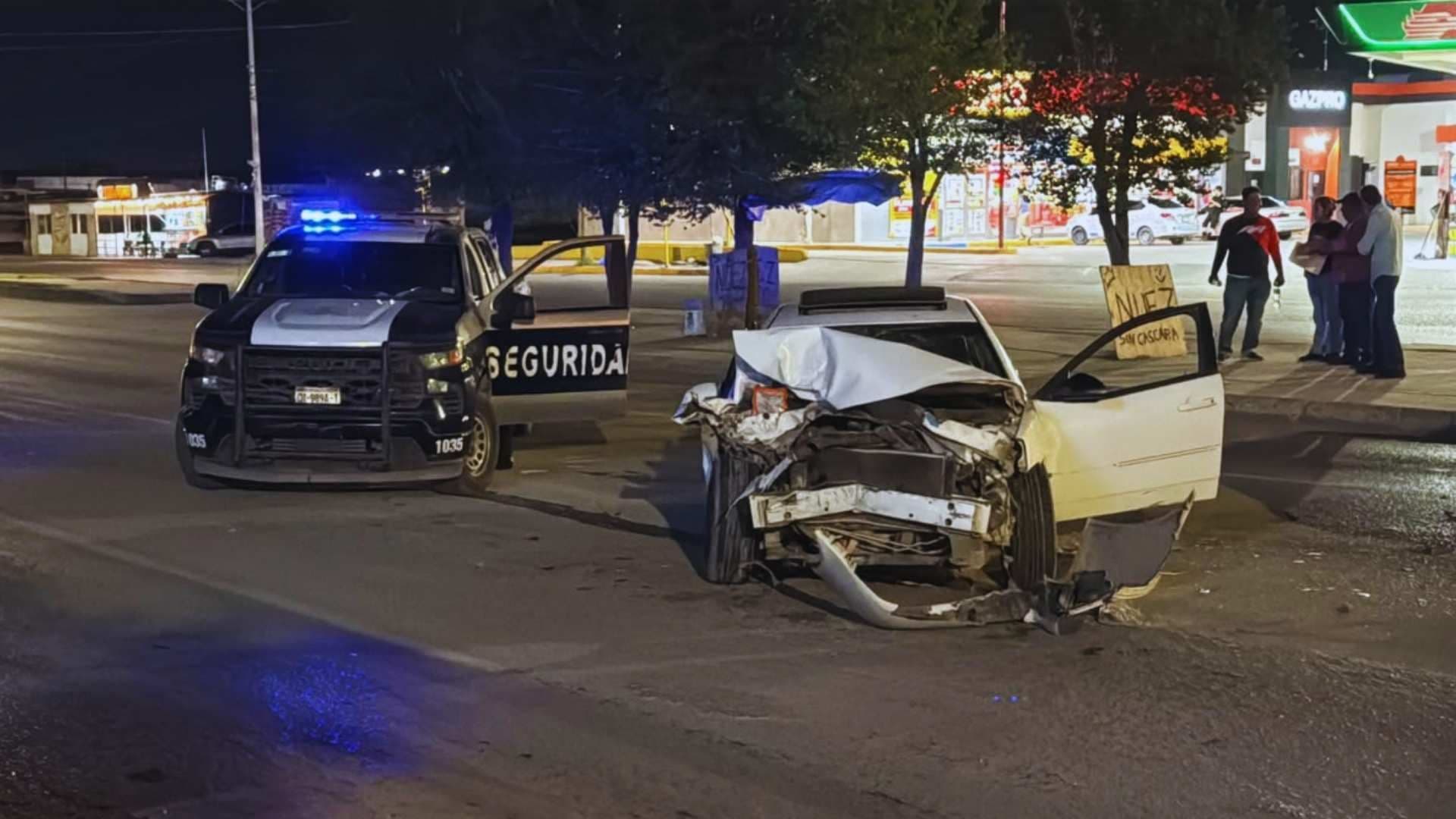 Hombre Abandona a su Familia Tras Provocar Accidente