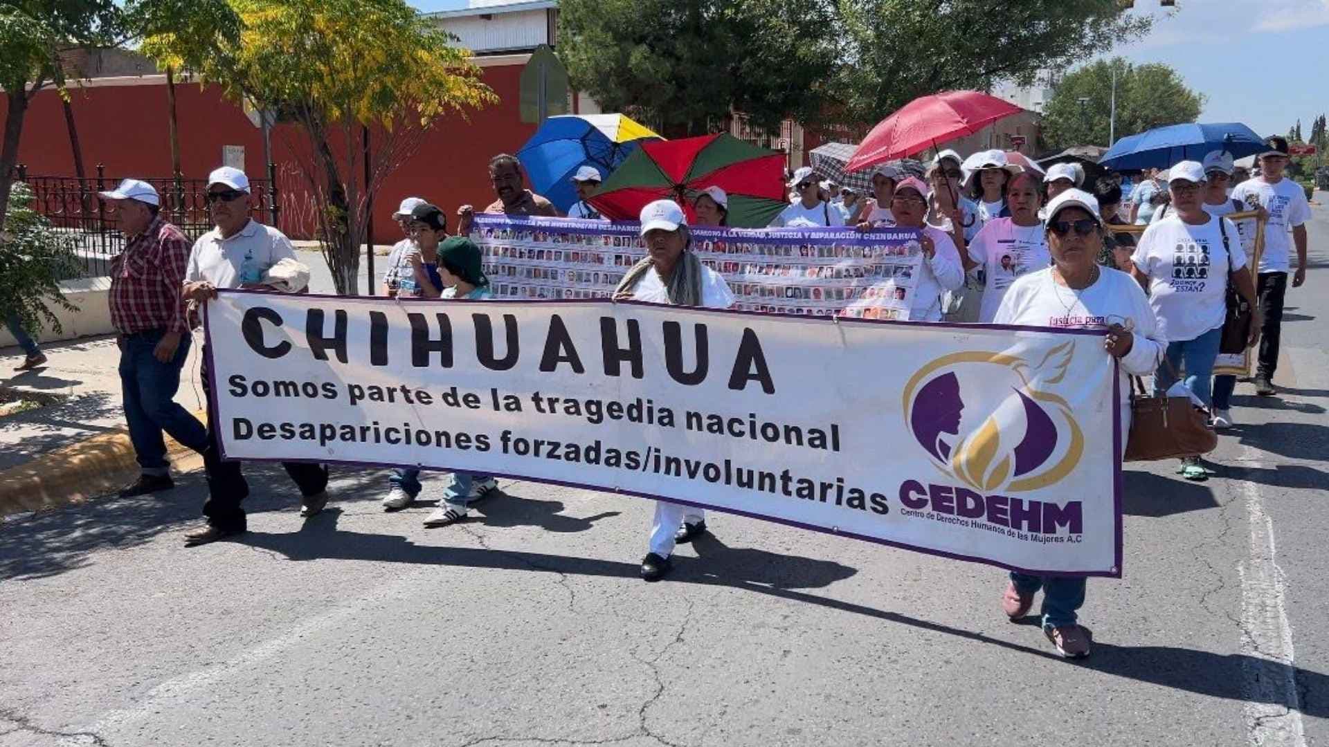 Familiares de desaparecidos recorrieron las calles de Chihuahua