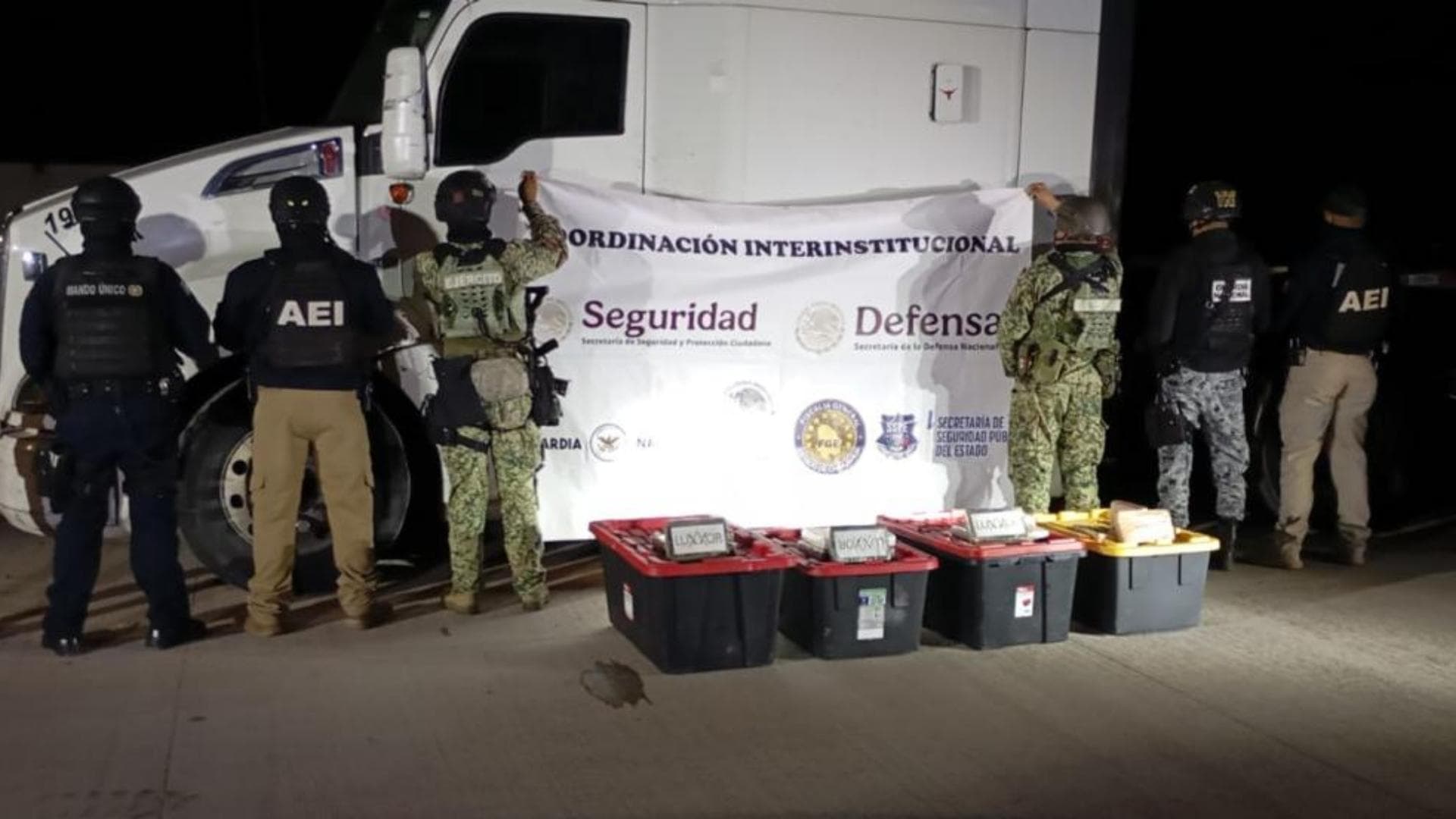 SSPE asegura presunta cocaína