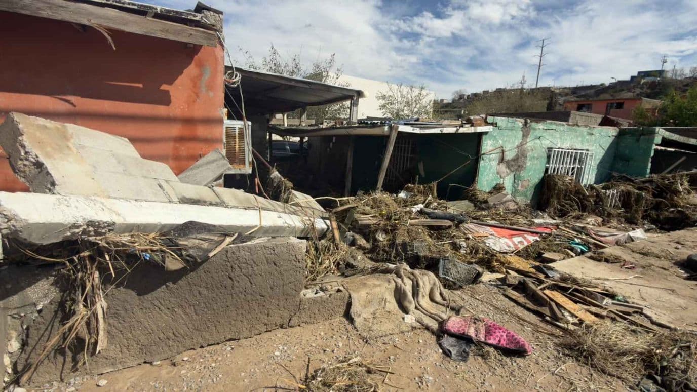 Desbordamiento en Ciudad Juárez deja daños severos