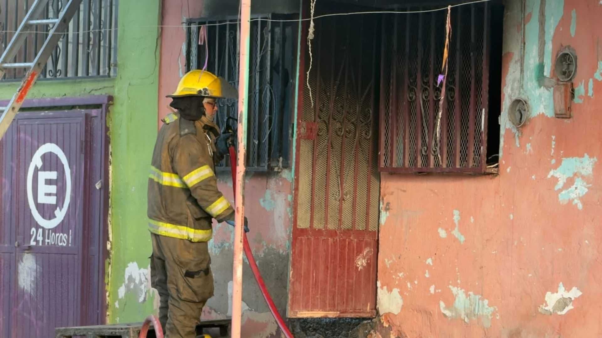 El incendio dejó únicamente pérdidas materiales