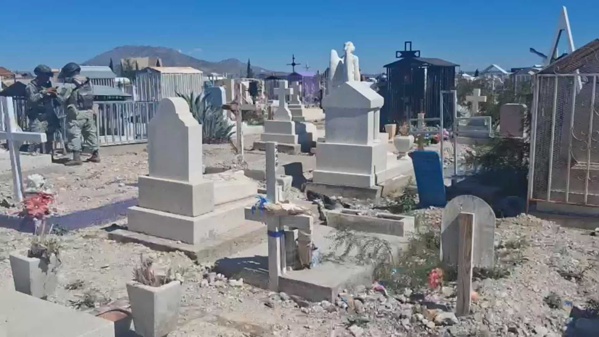 Restos fueron encontrados sobre una tumba