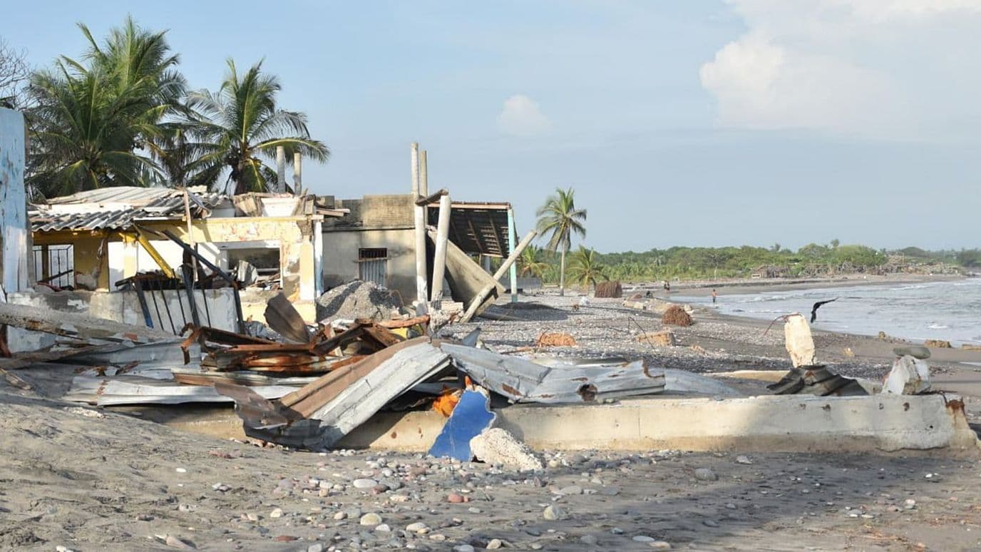 Afectaciones del huracán Simon en Guerrero en octubre 2026. Foto: Cuartoscuro | Archivo