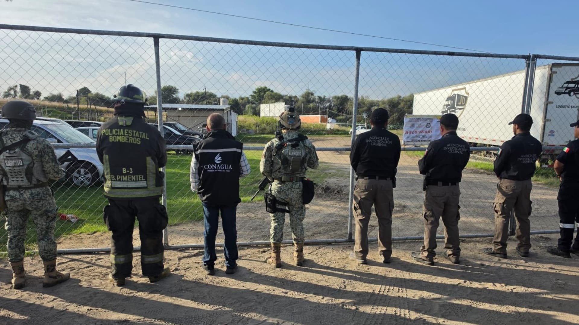 Pozos de agua clandestinos asegurados en Cuautlancingo, Puebla.