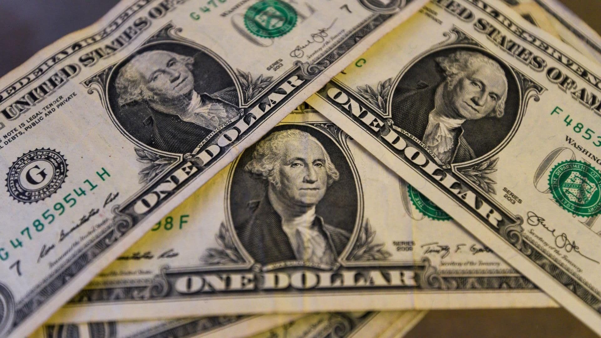billetes de un dólar