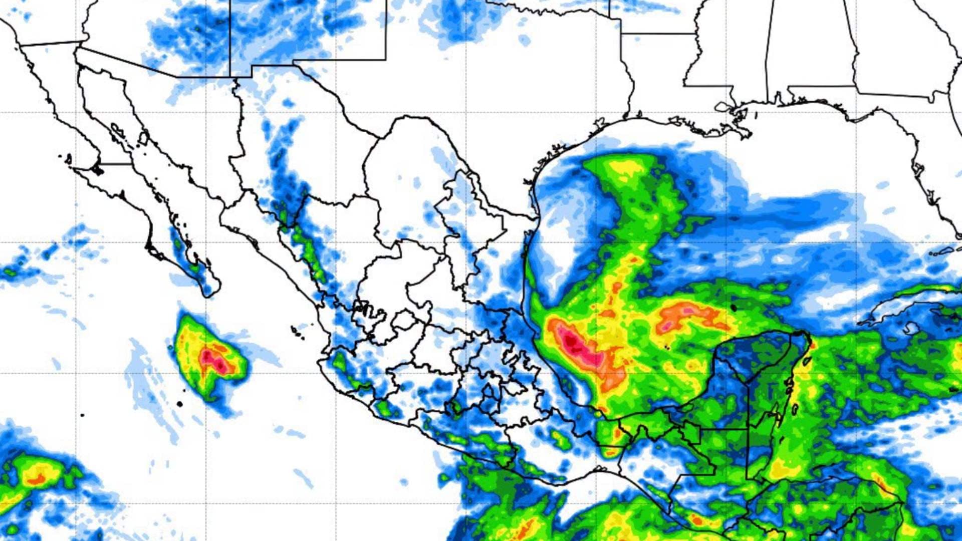 PC Pronostica Lluvias de Hasta 150mm en las Próximas 48 Horas en Veracruz