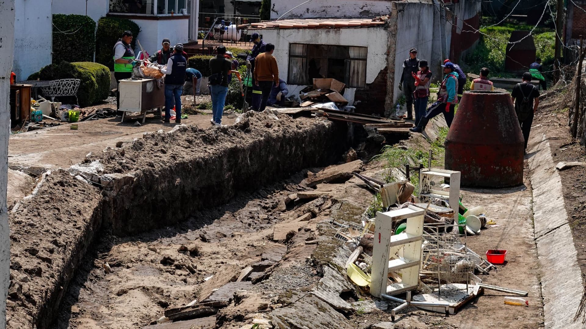 Afectaciones en colonias de la alcaldía Cuajimalpa