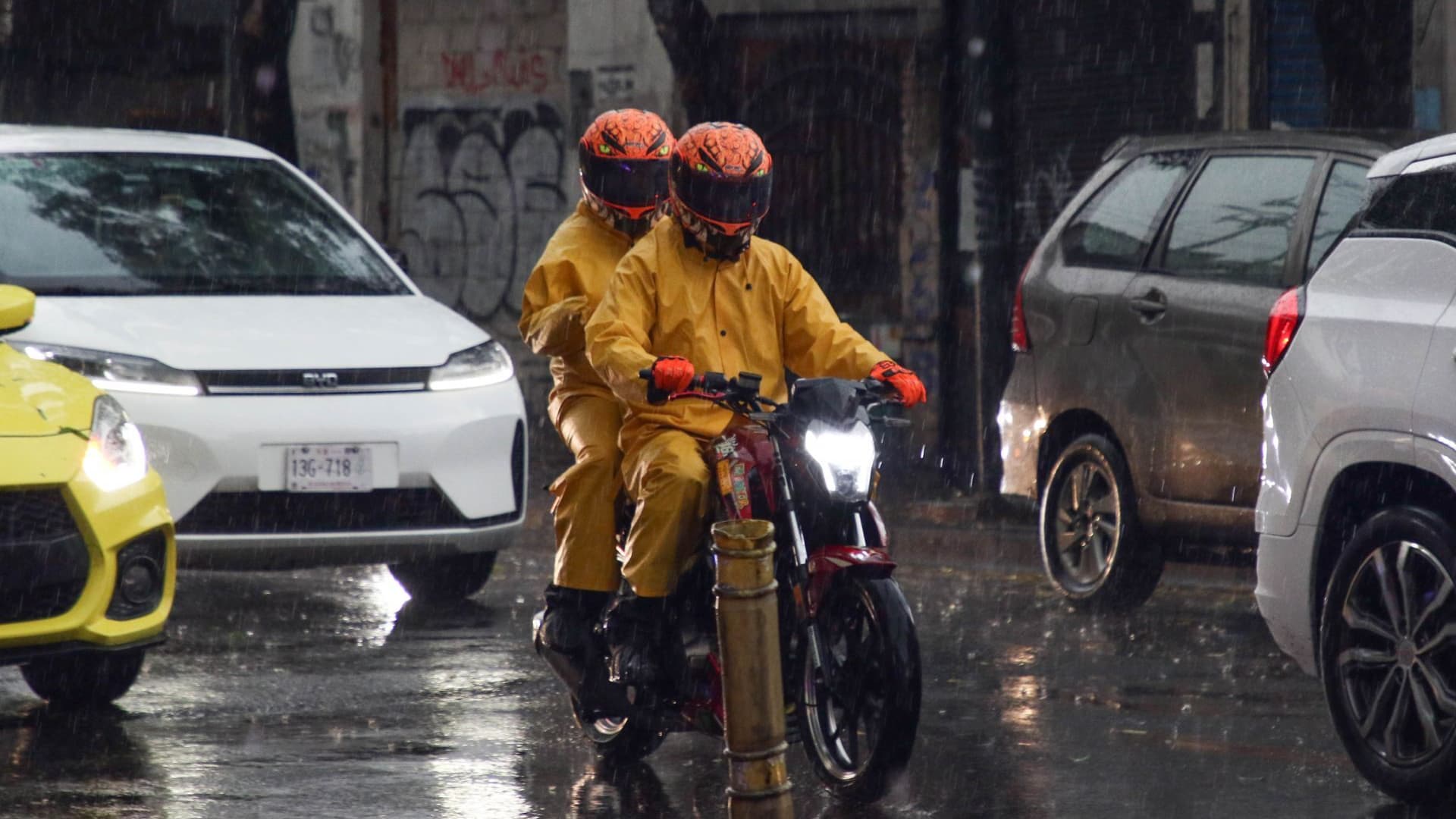 Tarde lluviosa en la Ciudad de México