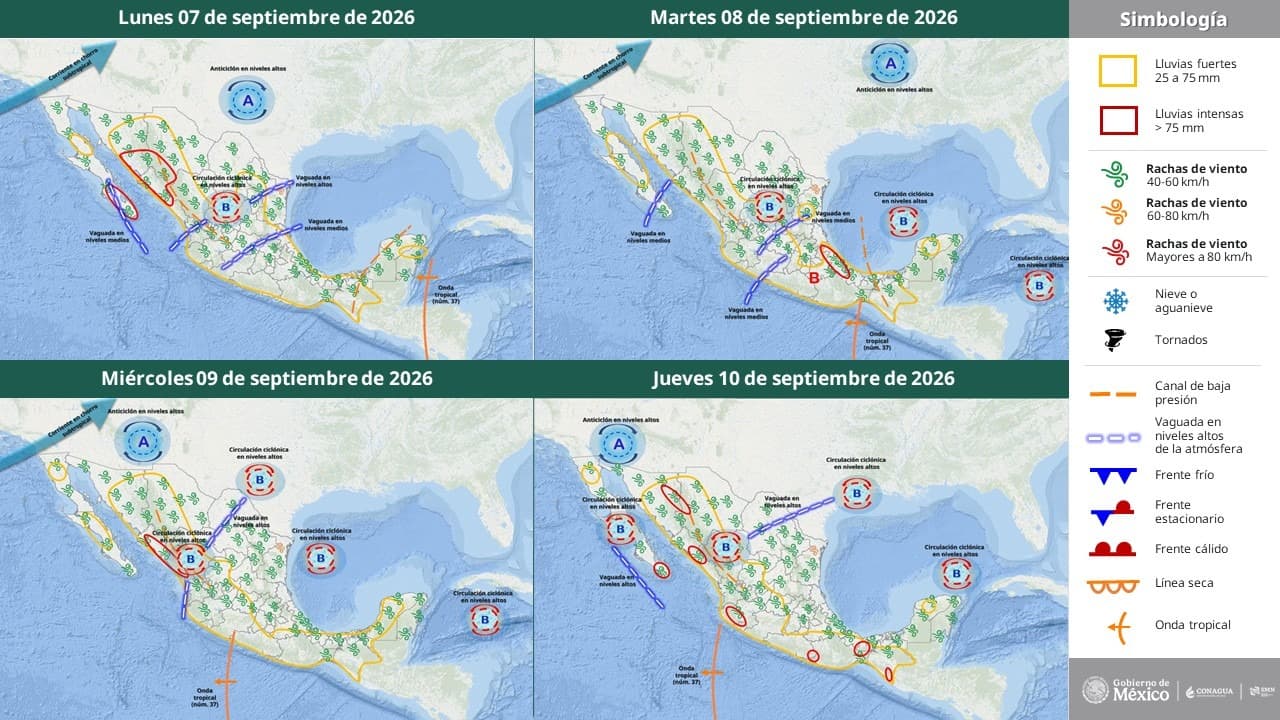 Pronóstico del Clima en Sonora: Lluvias Fuertes y Altas Temperaturas