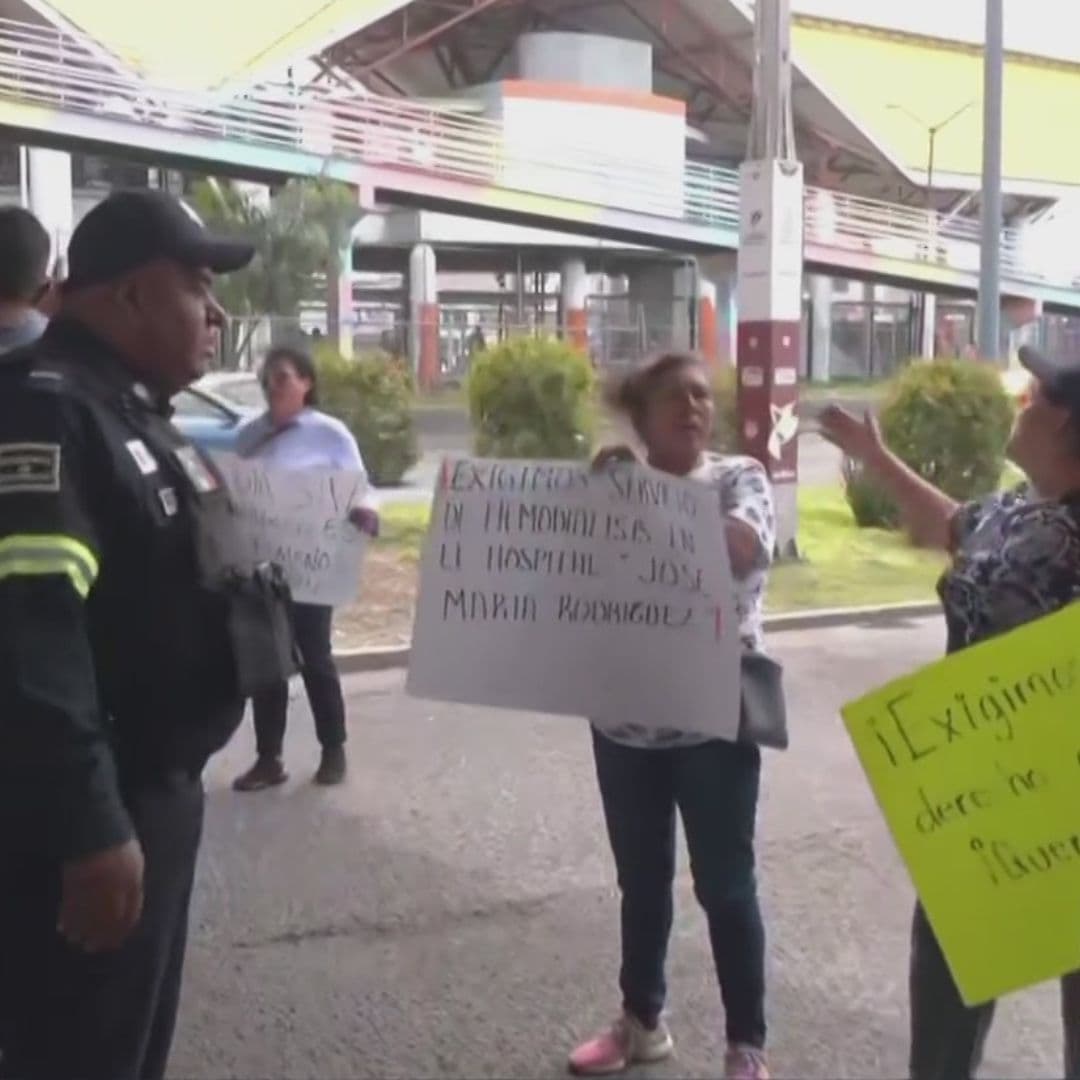 Protestan Pacientes Renales por Falta de Insumos en IMSS Bienestar de Ecatepec