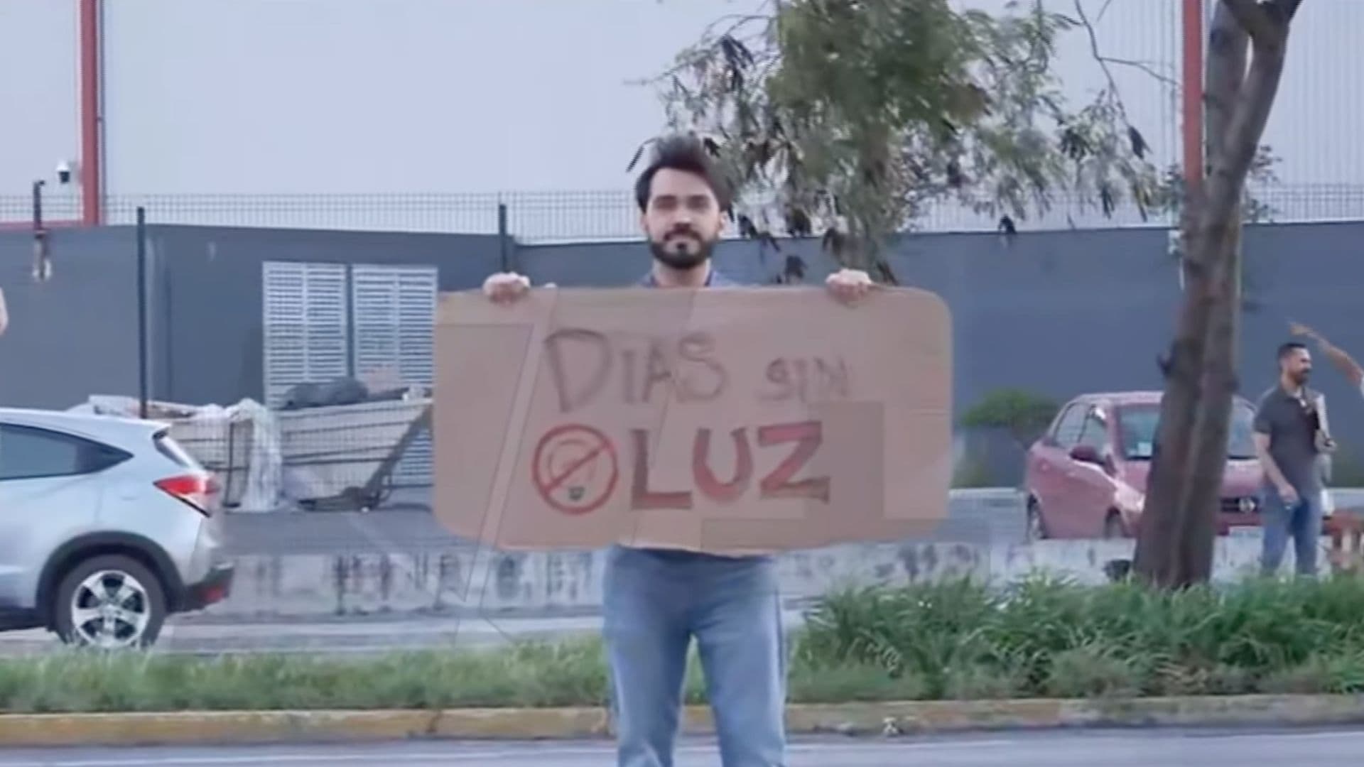 Protesta por falta de luz