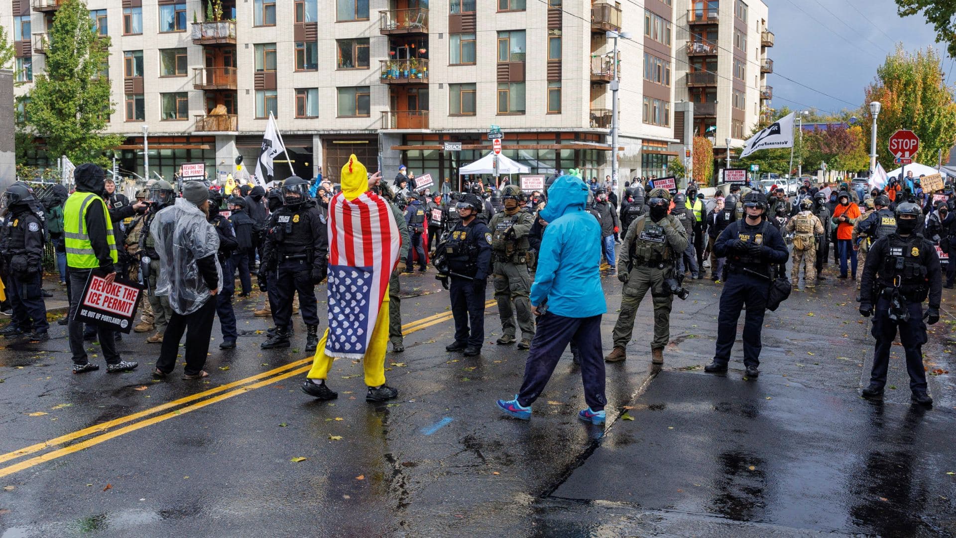 Protesta contra deportaciones del ICE en EUA