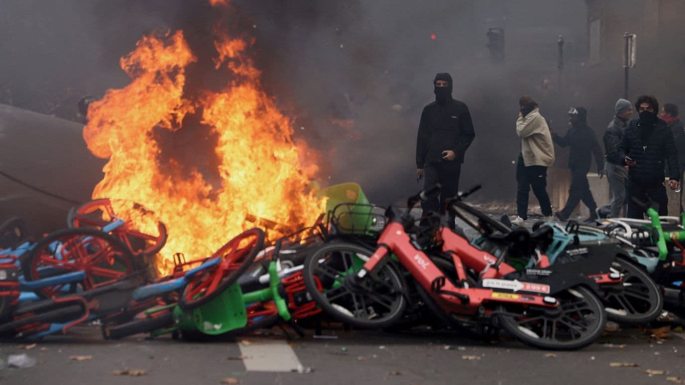 Protesta en París