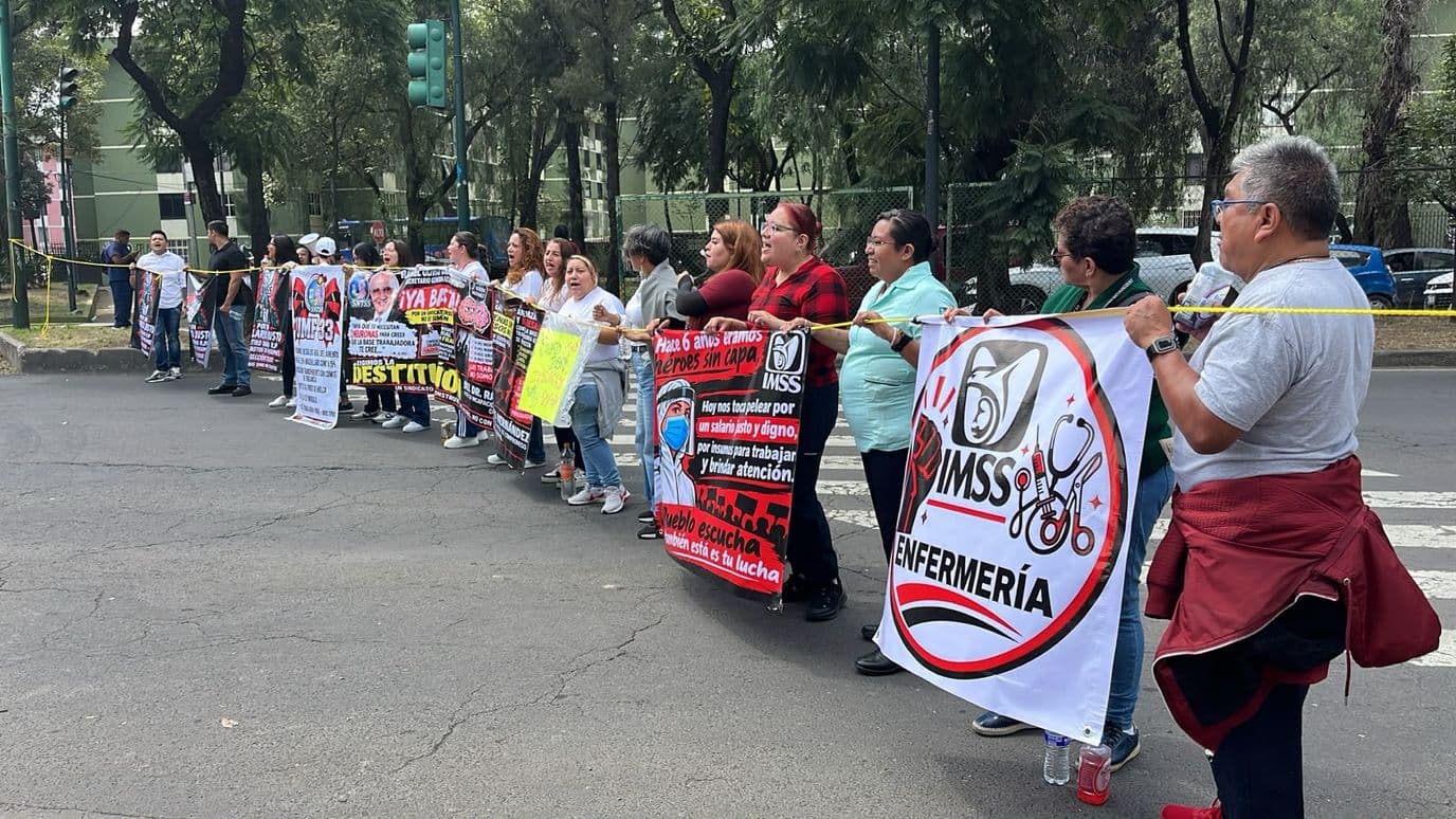 Protesta en Azcapotzalco