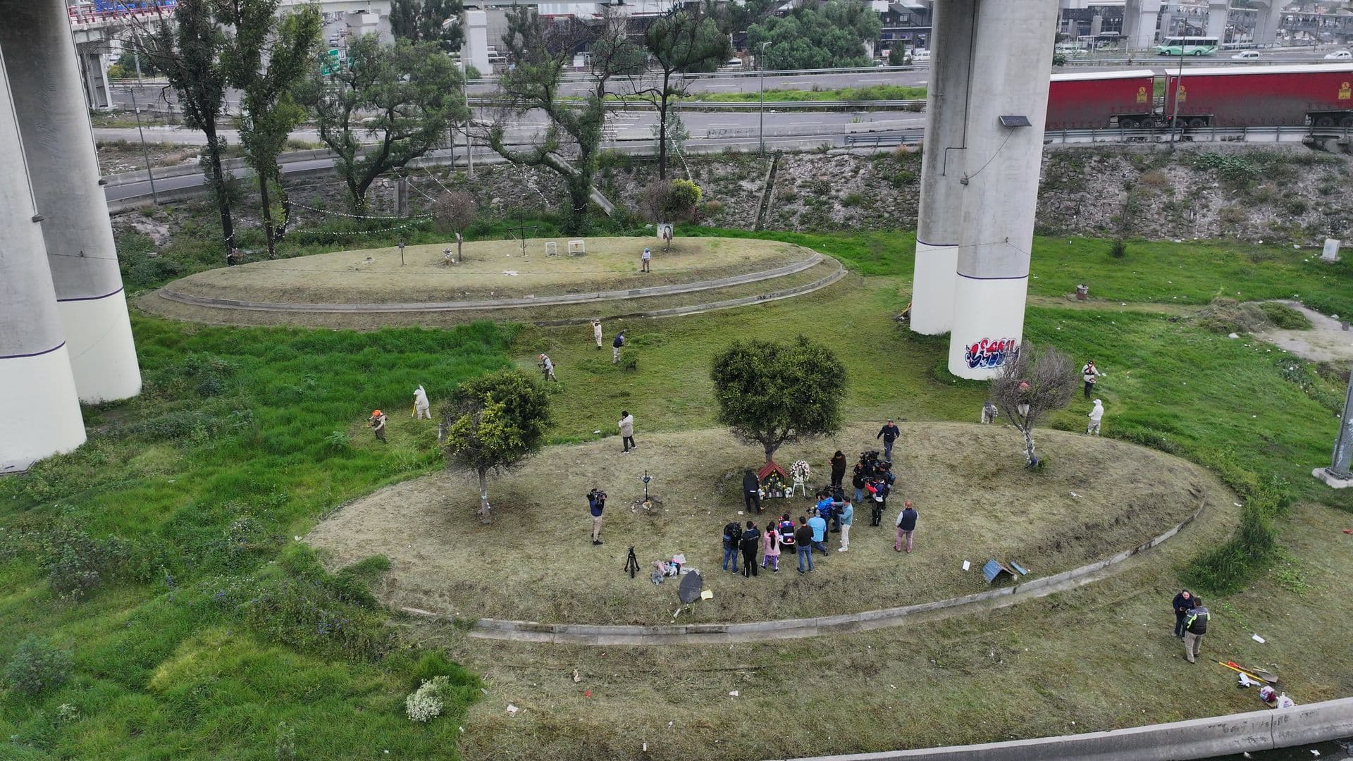 Puente de La Concordia a un año de la explosión de una pipa de Gas