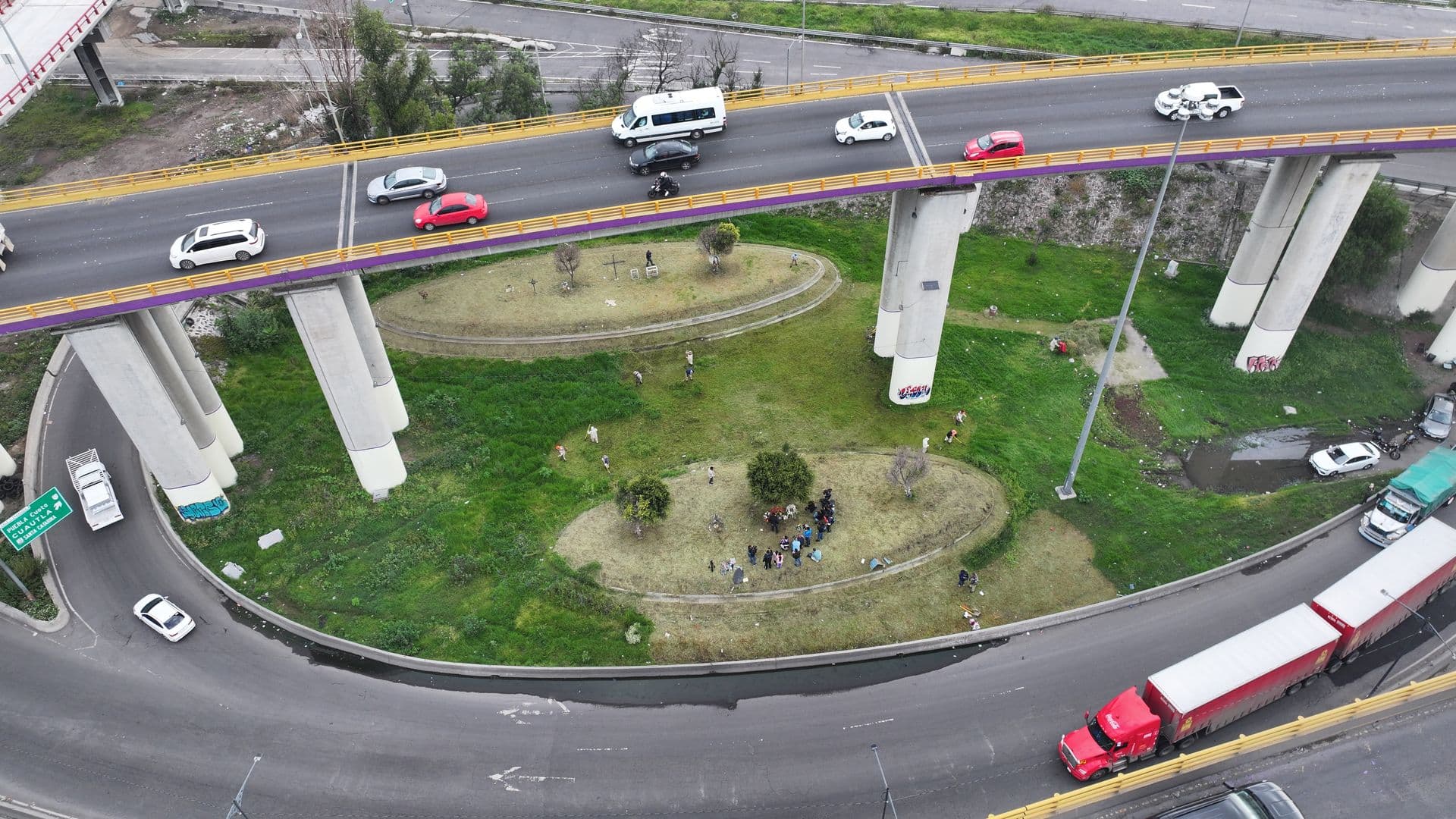 Puente de La Concordia a un año de la explosión de una pipa de Gas