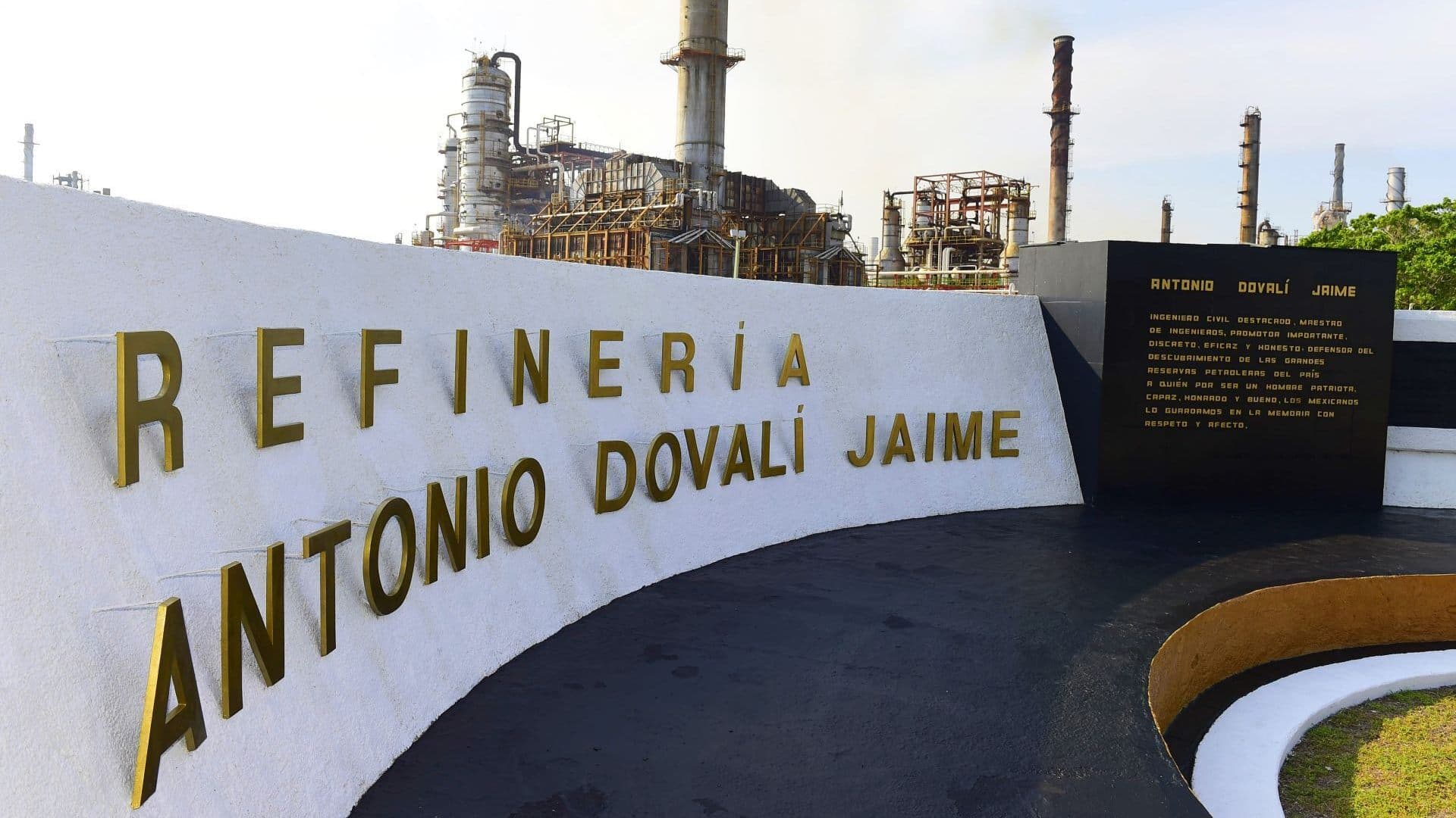 La refinería "Antonio Dovalí Jaime” en Salina Cruz, Oaxaca