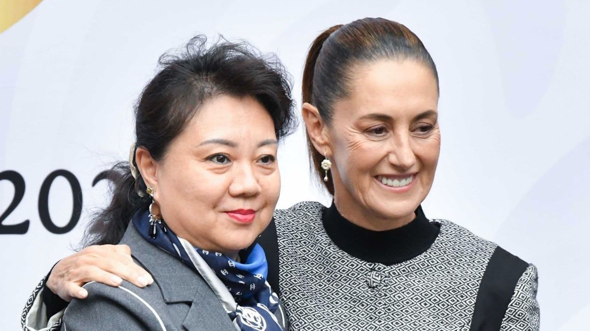 Ma Jin y Claudia Sheinbaum