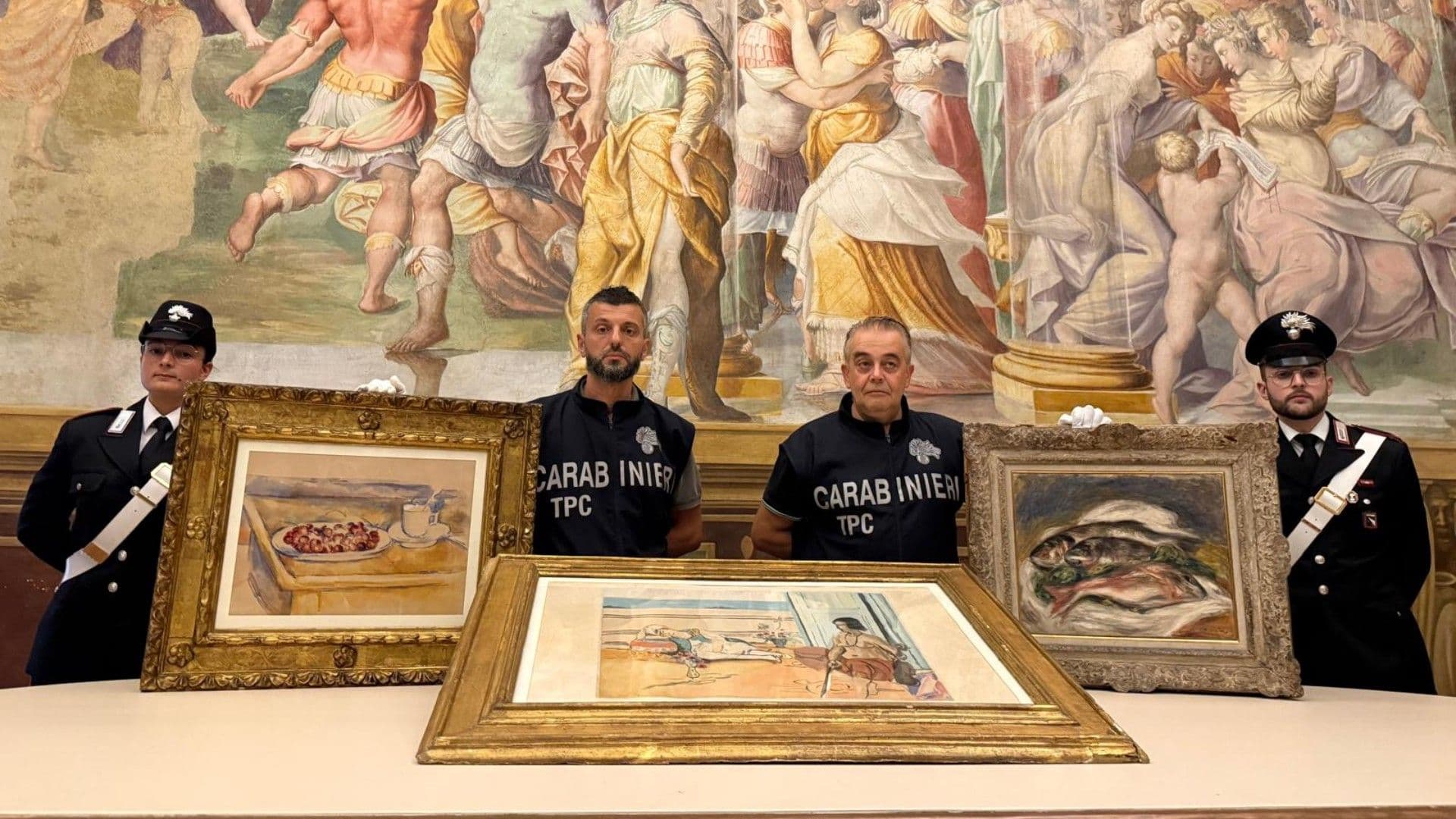 Obras de arte de Renoir, Cézanne y Matisse recuperadas en Italia