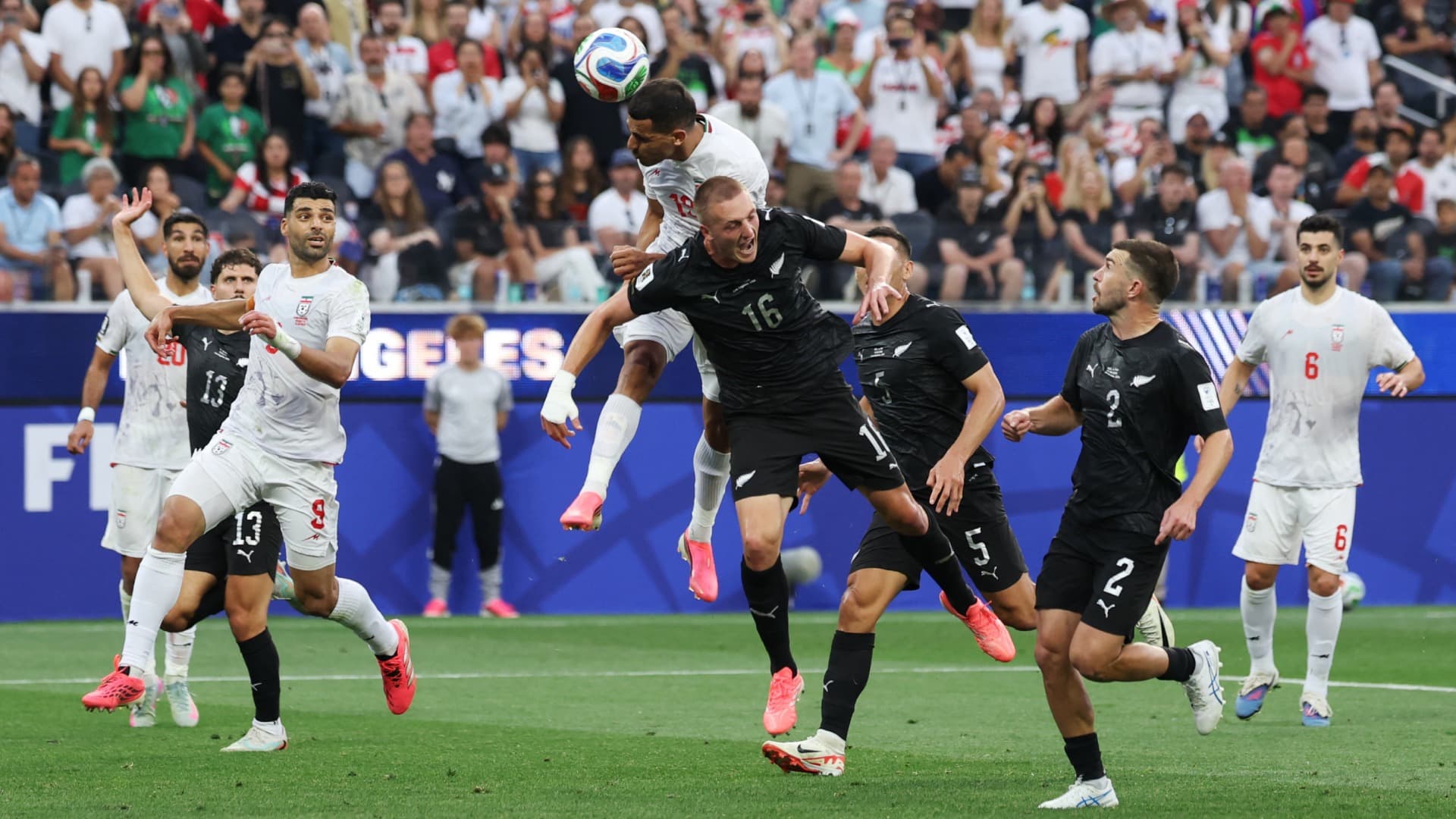 Nueva Zelanda se enfrentó a Irán este 15 de junio en partido del Grupo G en el Mundial 2026