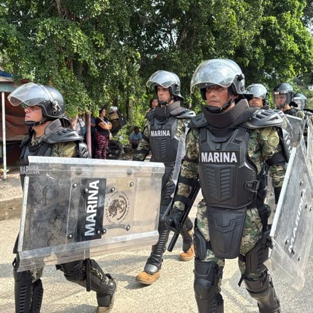 Operativo al exterior del penal El Castillo en Mazatlán, Sinaloa