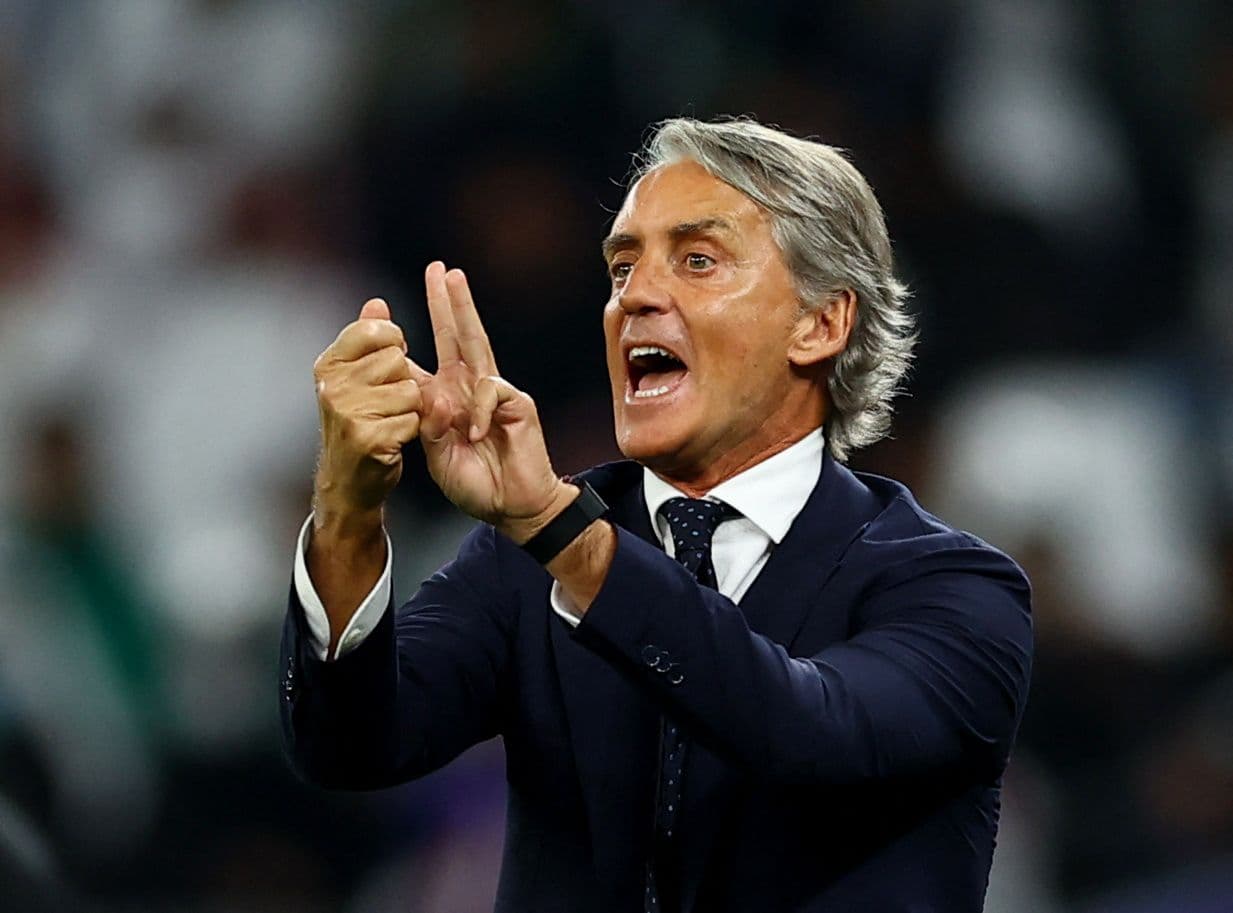 Roberto Mancini, como seleccionador de Arabia Saudí en la Copa de Asia el 25 de enero de 2024.