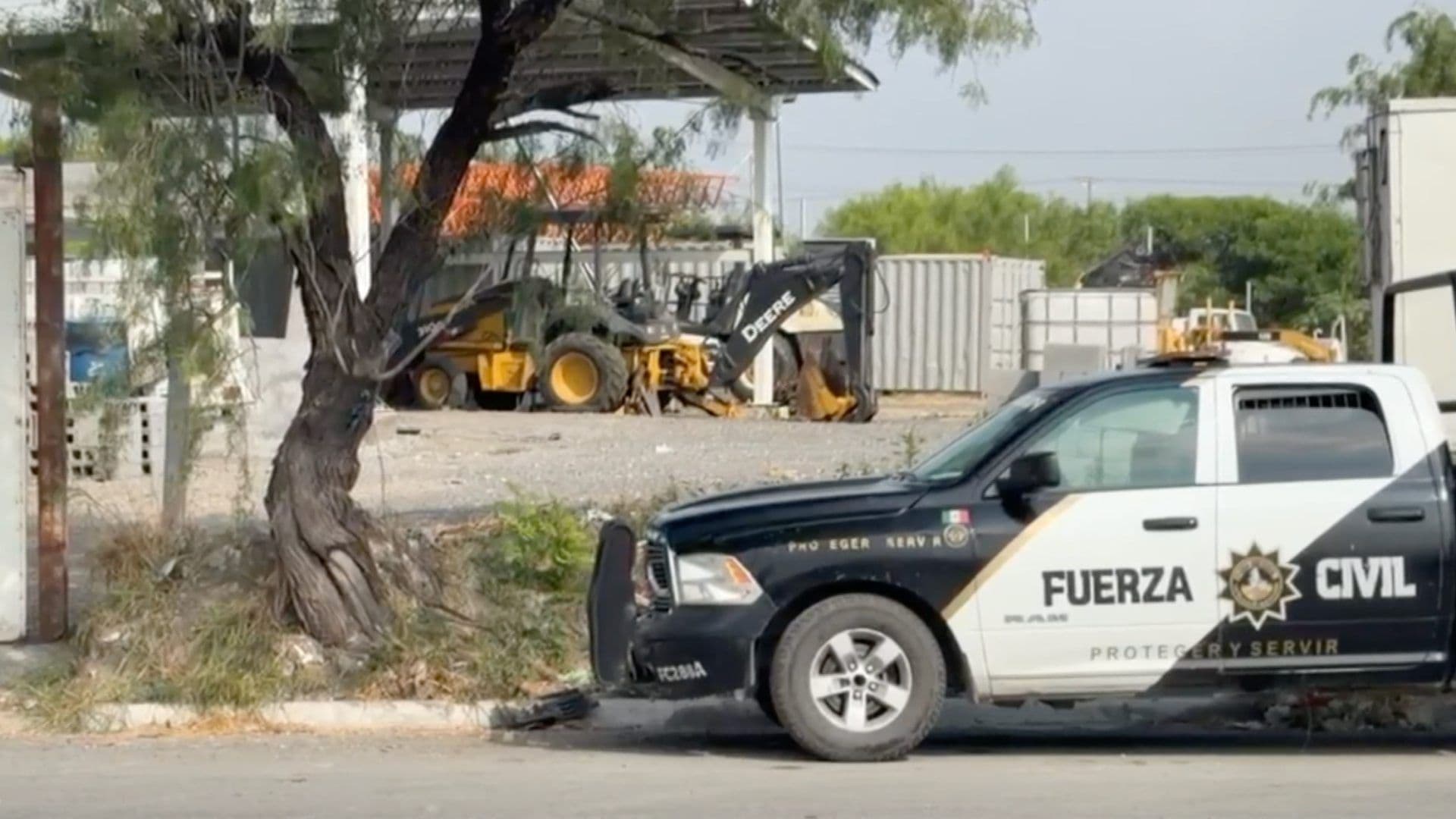 Fuerza Civil investiga robo en constructora en Monterrey