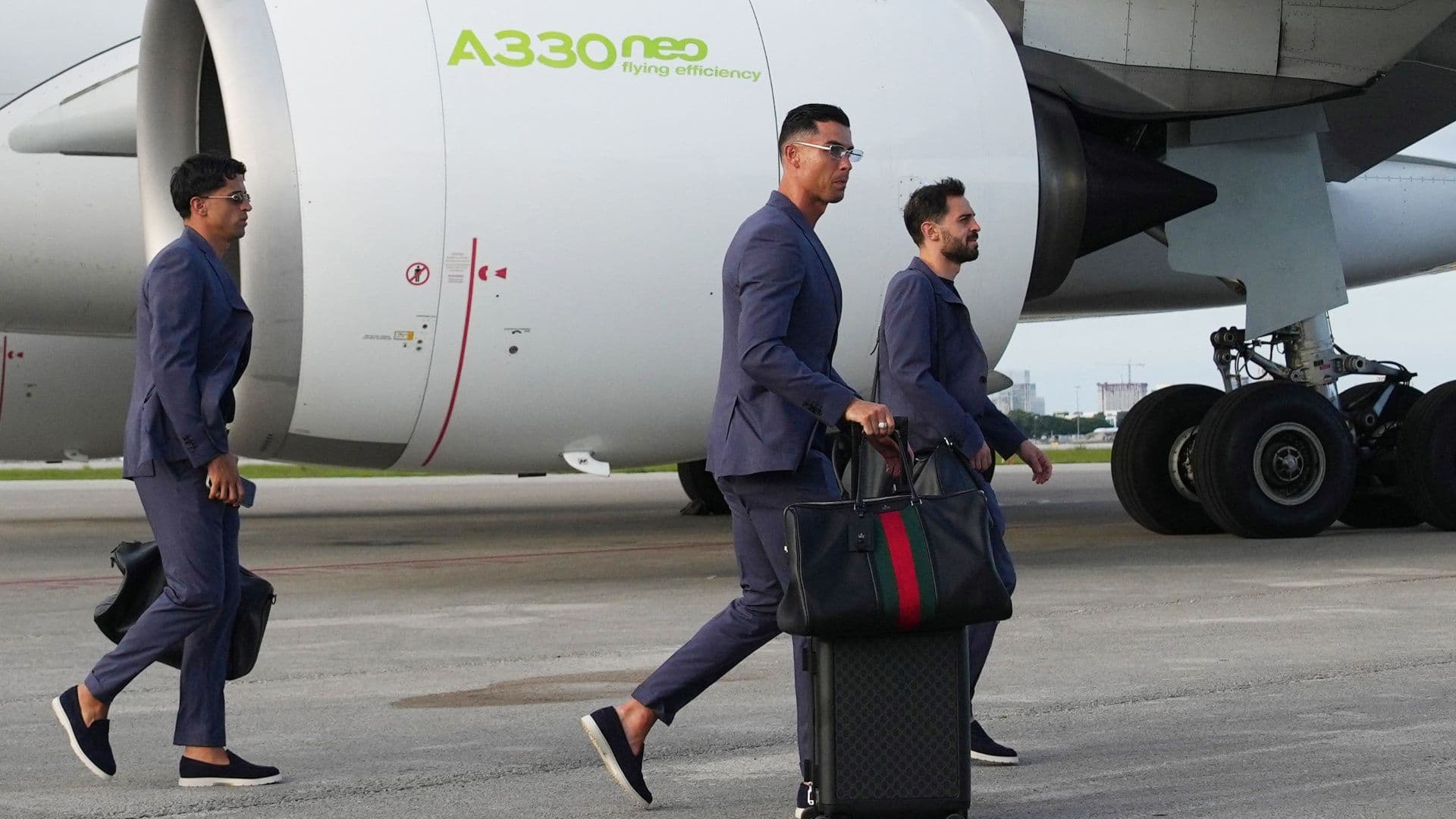 Portugal Llega a EUA Encabezada por Cristiano Ronaldo