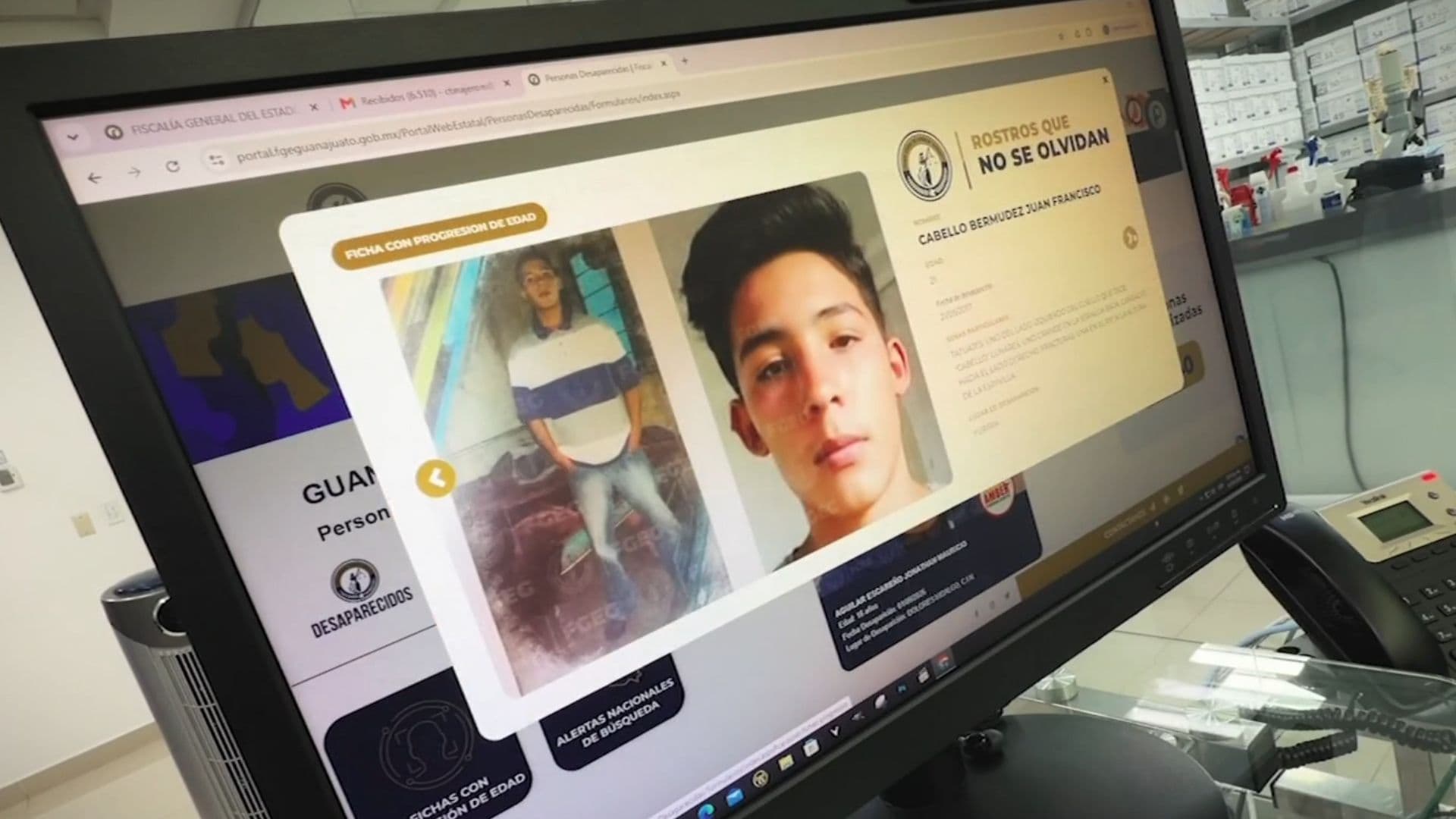 Con el programa “Rostros que no se olvidan” que combina IA con diferentes ciencias, se actualizan las fotografías de las fichas de los desaparecidos.