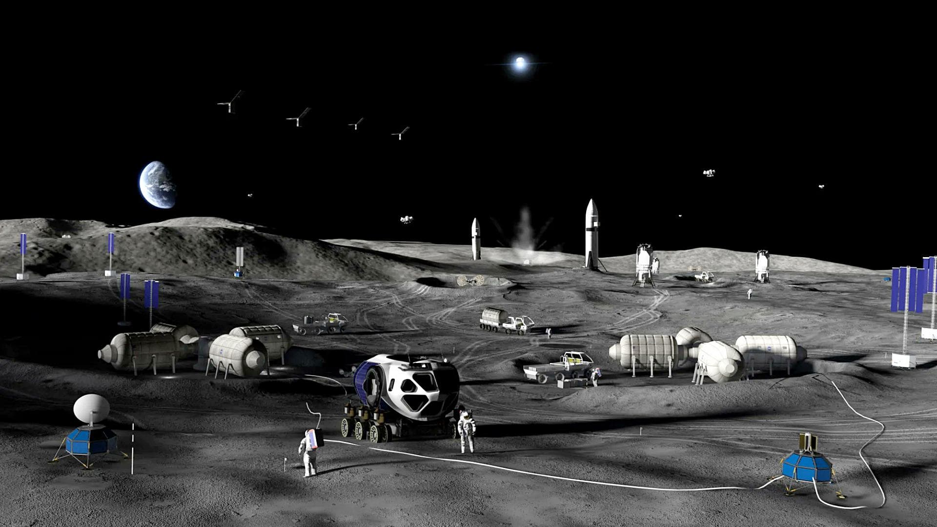 NASA adjudica dos contratos para vehículos lunares