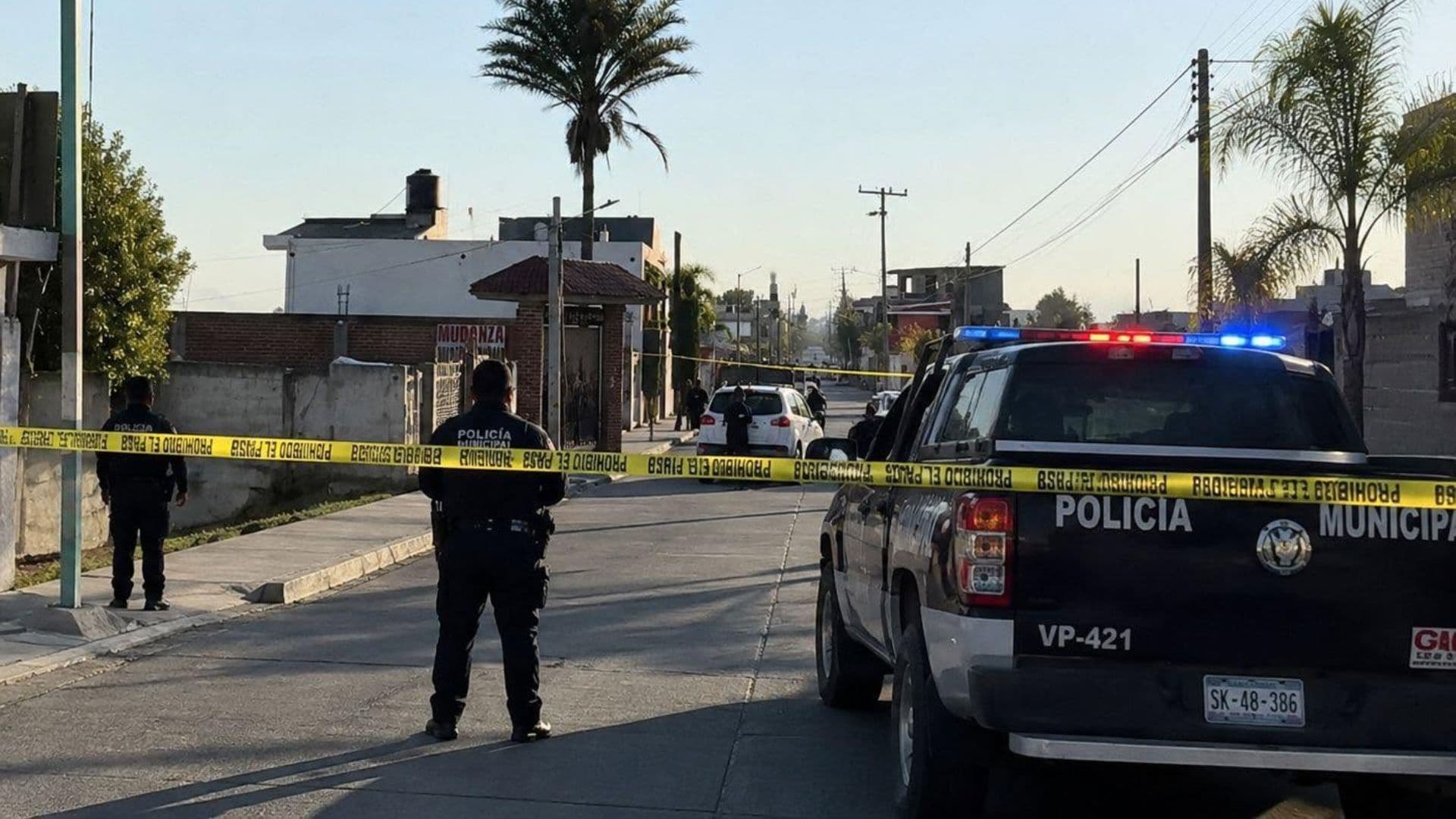 Ladrón muerto en San Agustín Calvario, Cholula.
