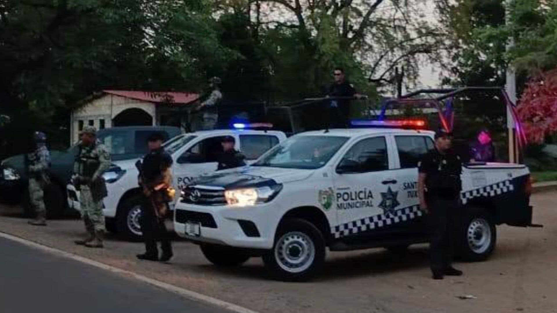 Policías sufren ataque armado en Santiago Tuxtla