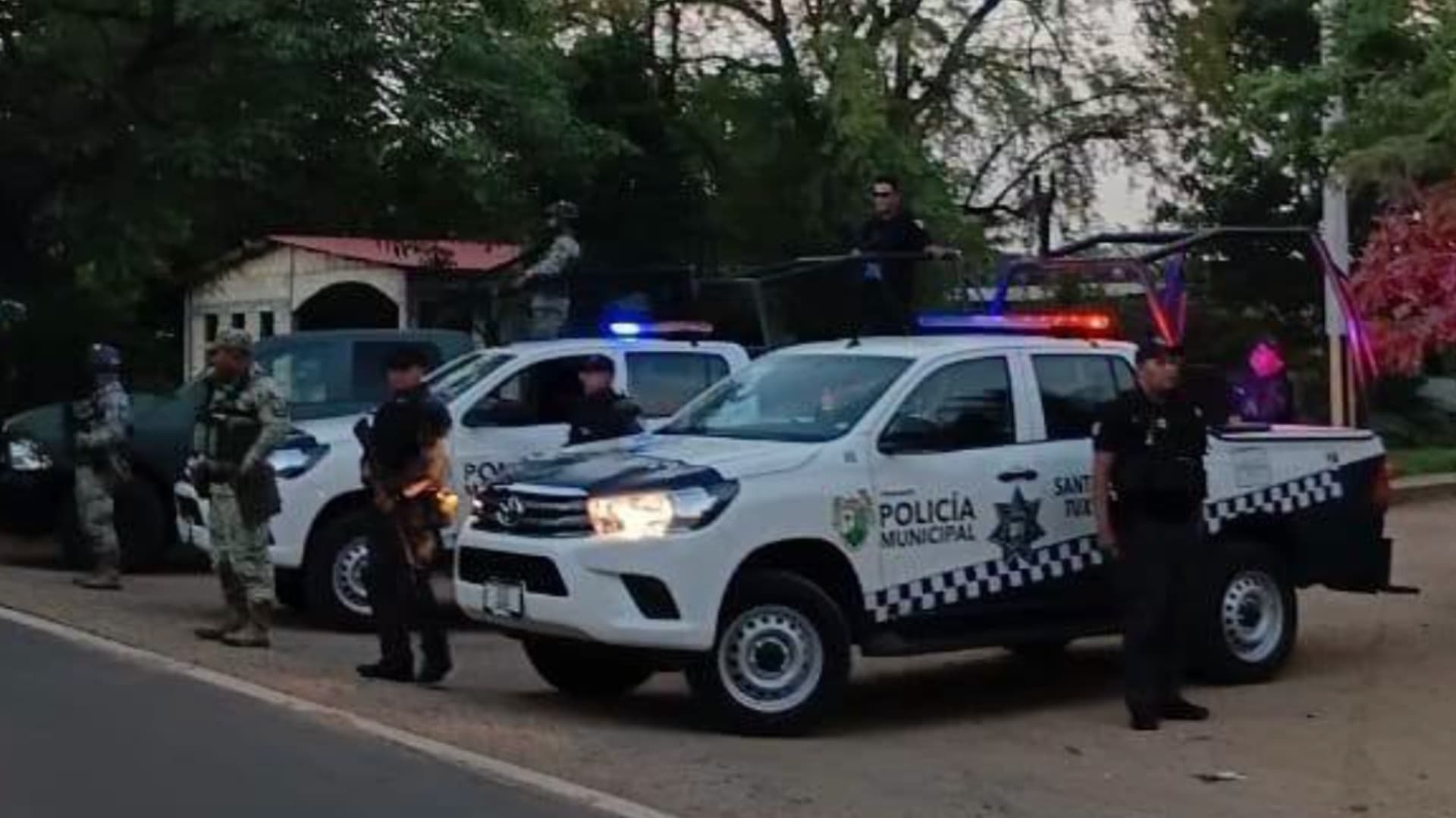 Policías sufren ataque armado en Santiago Tuxtla