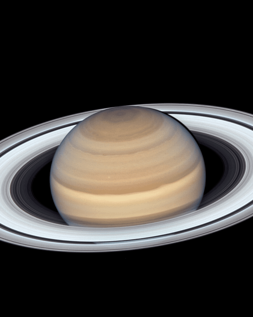 Saturno visto por el telescopio Hubble