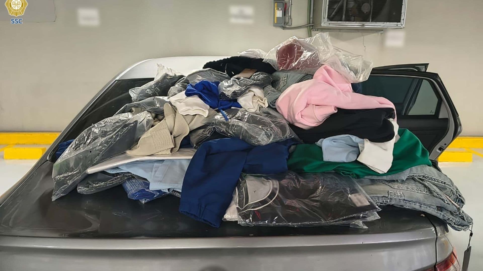 Mercancía robada en tienda de Polanco