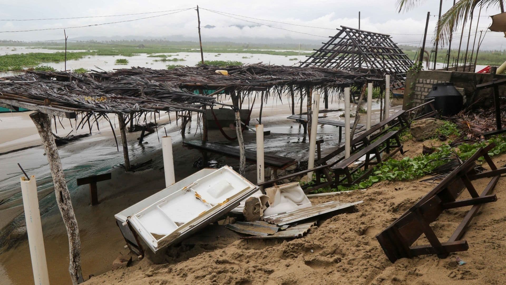 Daños por Tormenta Tropical Boris, en Guerrero