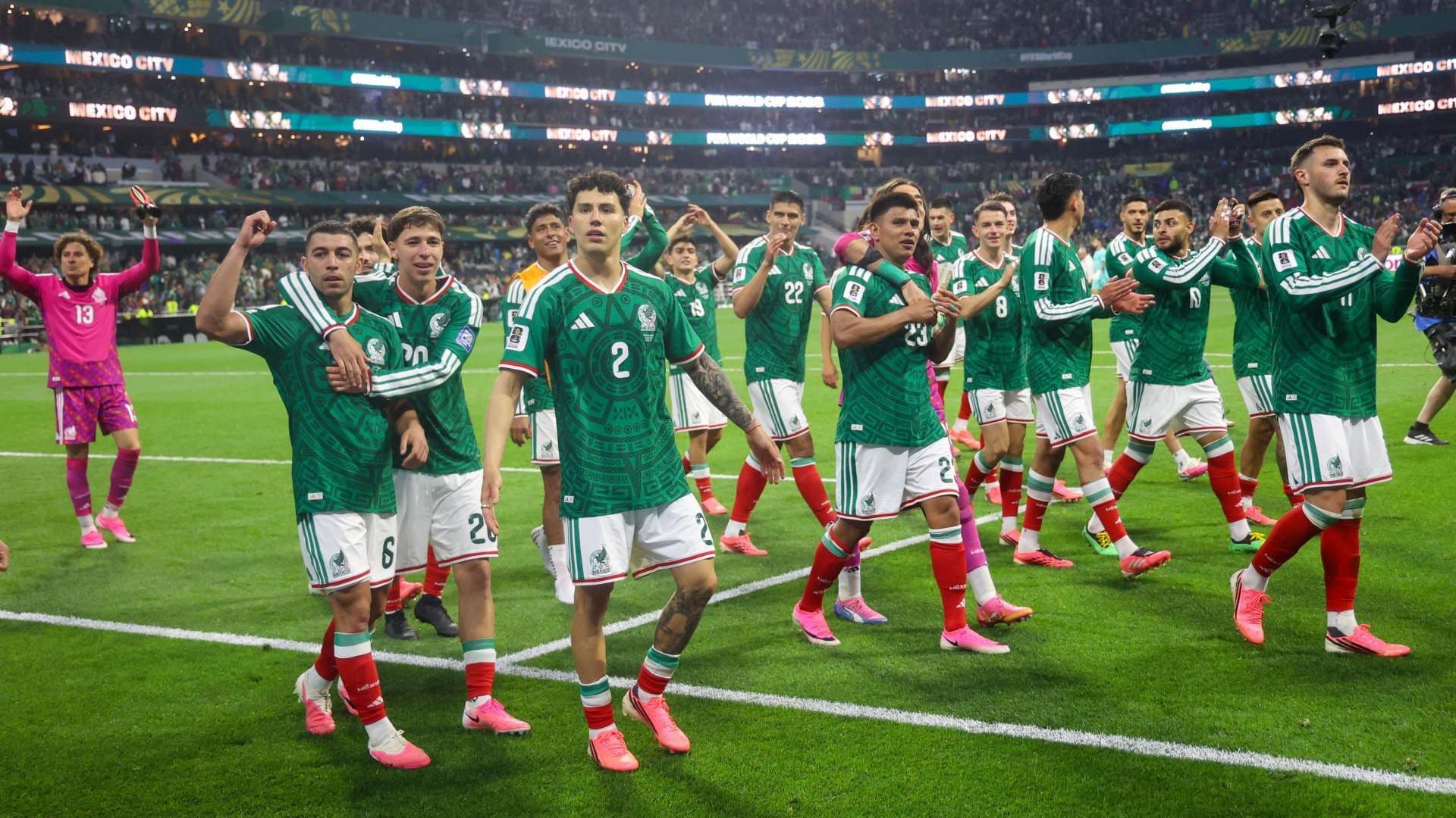 México vence 2-0 a Ecuador en partido de 16avos de final en el estadio sede CDMX. Foto: Cuartoscuro