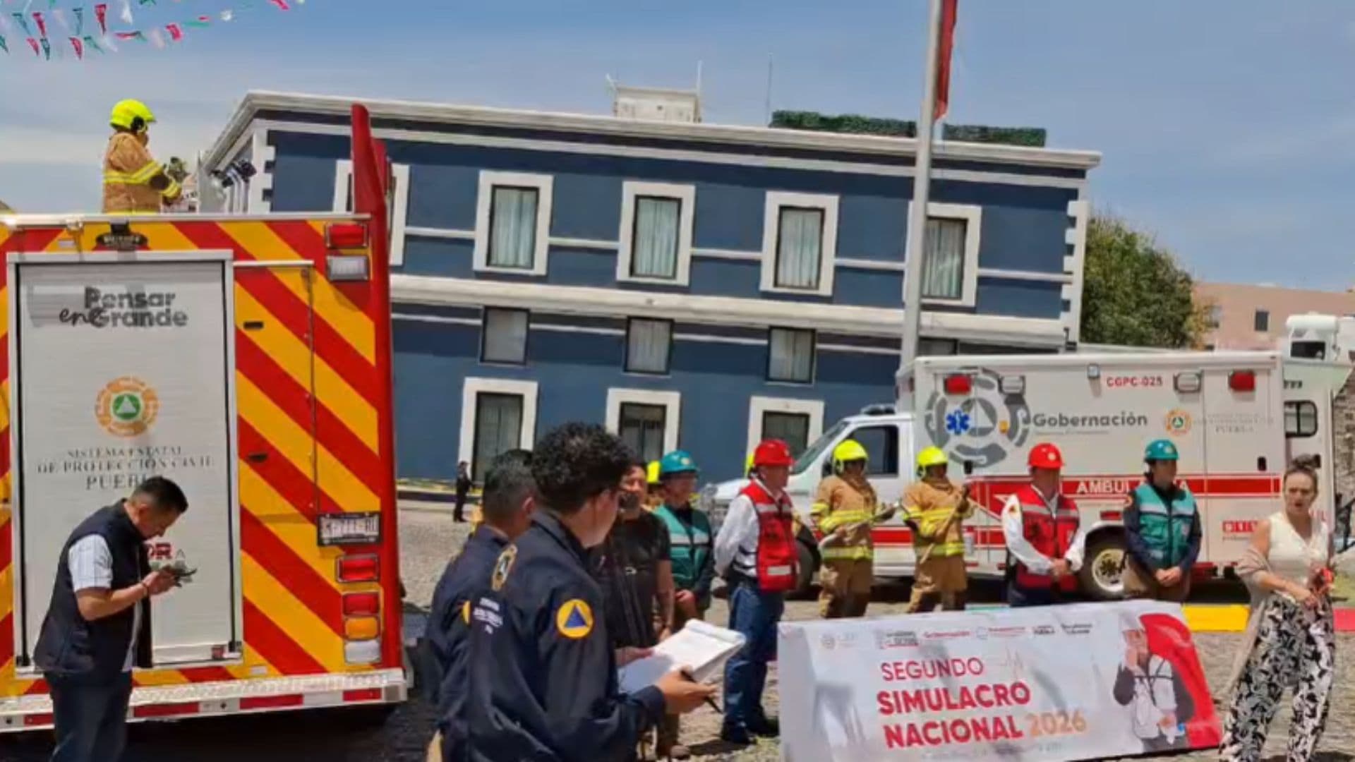 Segundo Simulacro Nacional 2026 Sismo Puebla Informe Actividades Saldo Blanco