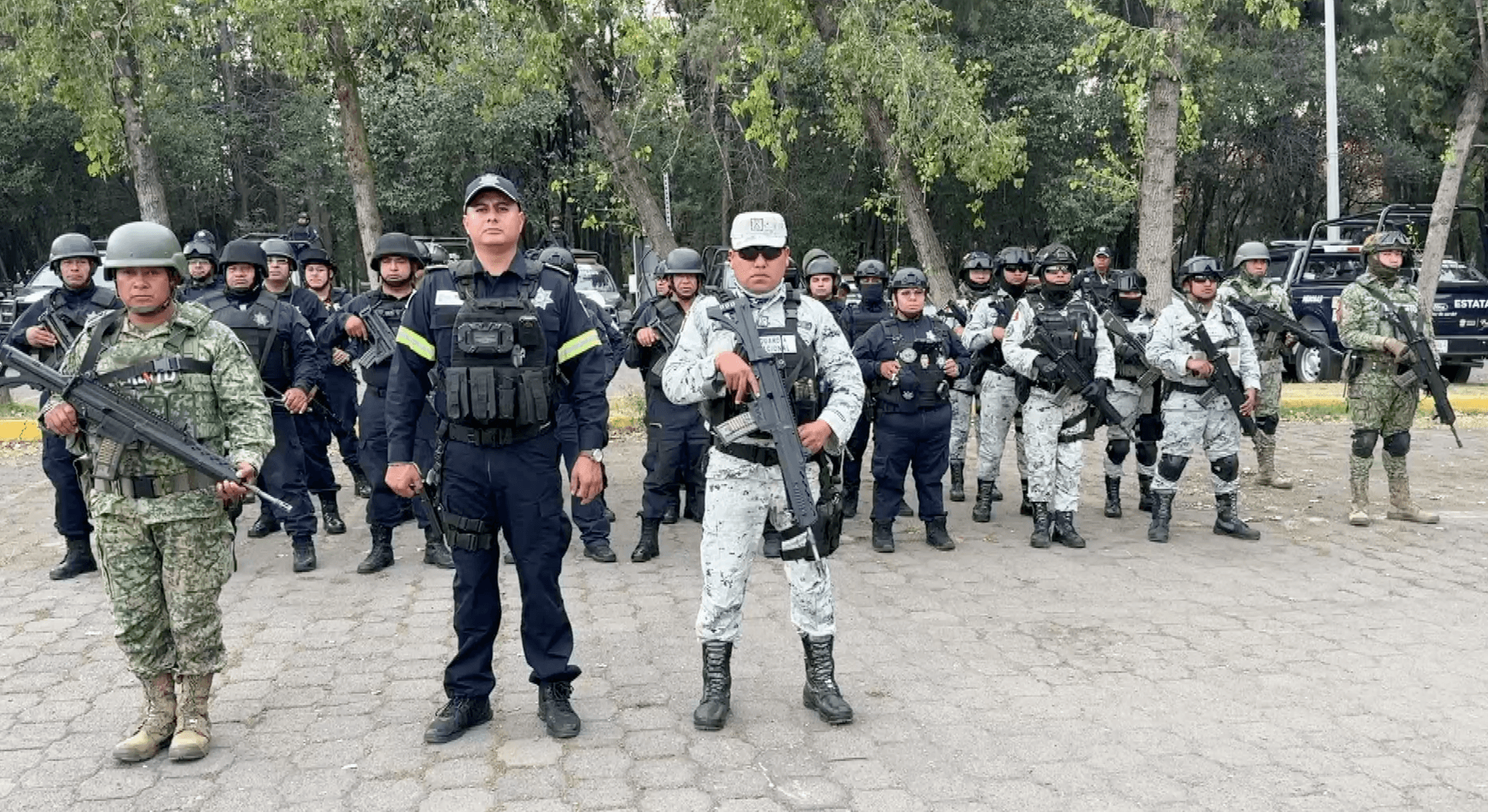 Elementos de seguridad el Edomex, quienes ya cuentan con tecnología para sus operativos.