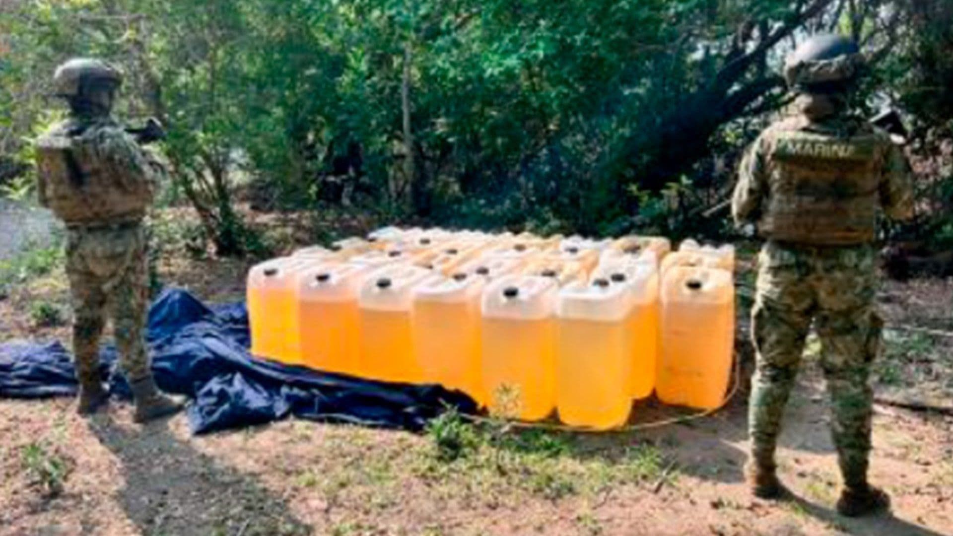 Combustible asegurado en Chiapas