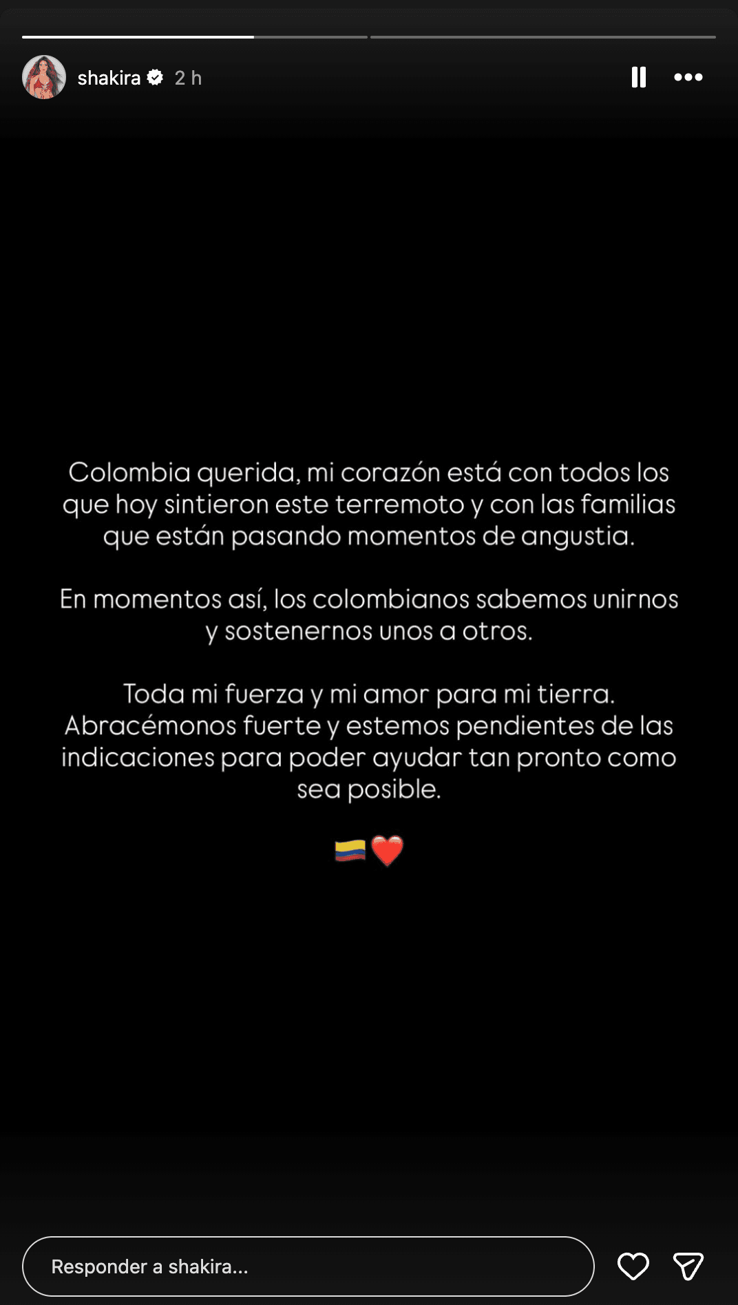 shakira-mensaje-terremoto-colombia-instagram
