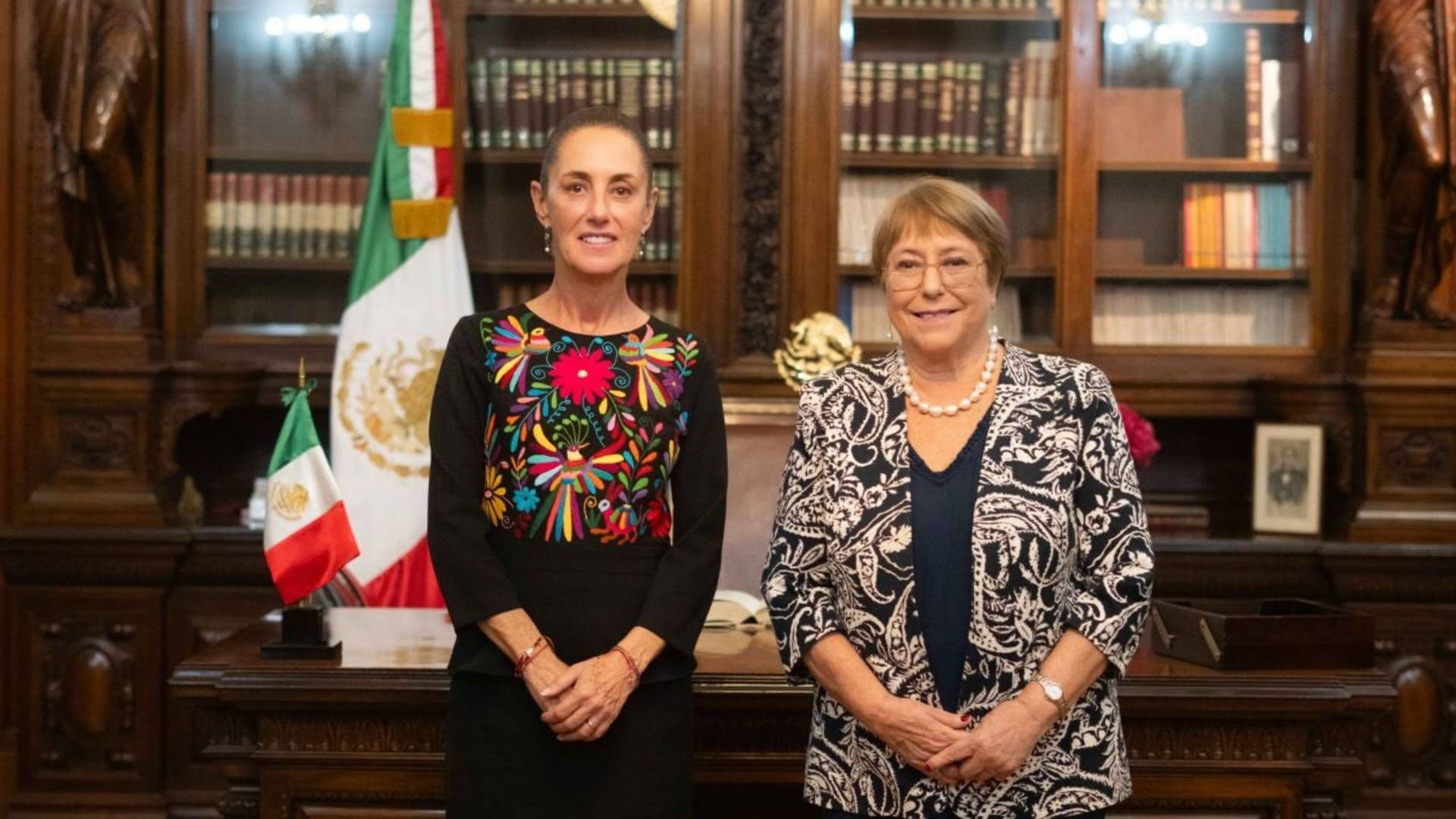 Sheinbaum y Michelle Bachelete