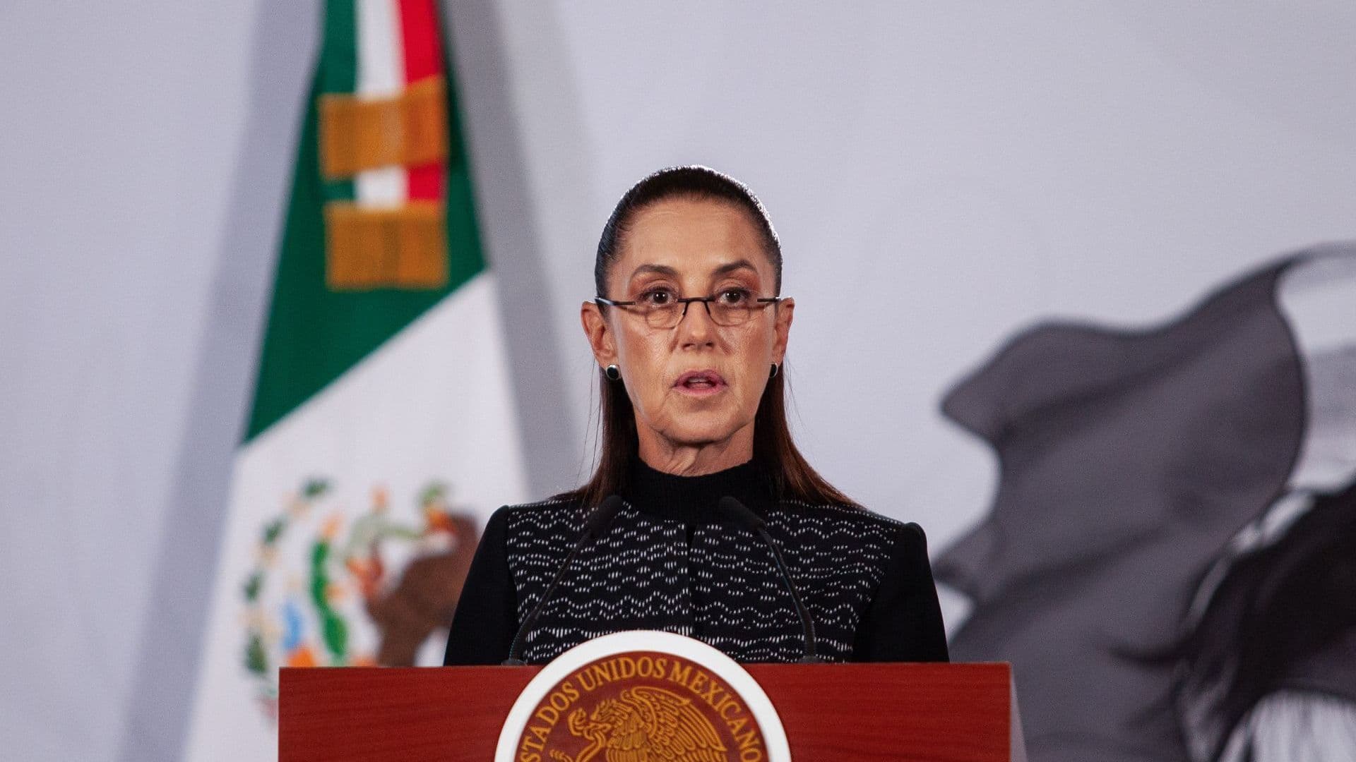 Claudia Sheinbaum en la conferencia mañanera del 1 de julio 2026