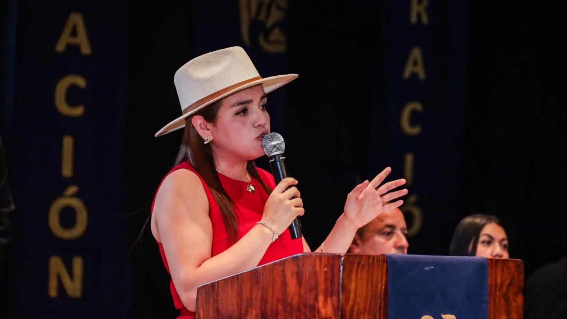 Grecia Quiroz, presidenta municipal de Uruapan, Michoacán,