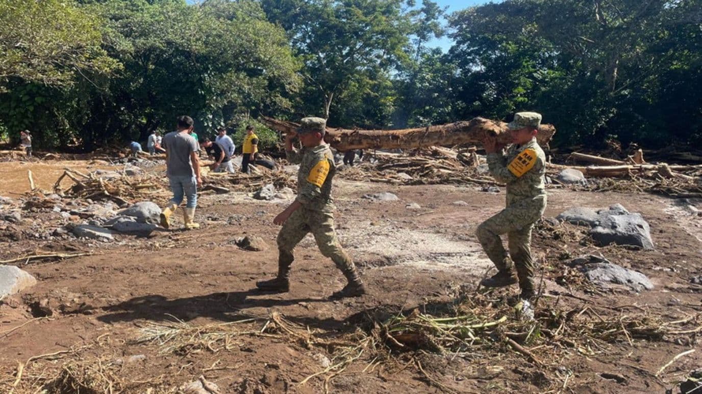 Aplicación del Plan DN-III-E en el estado de Veracruz.