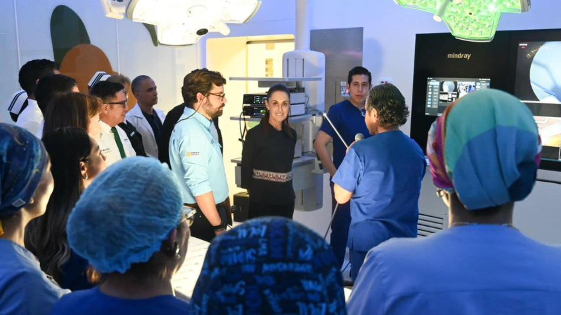 La presidenta Claudia Sheinbaum durante la inauguración del Hospital General de Jiutepec, Morelos
