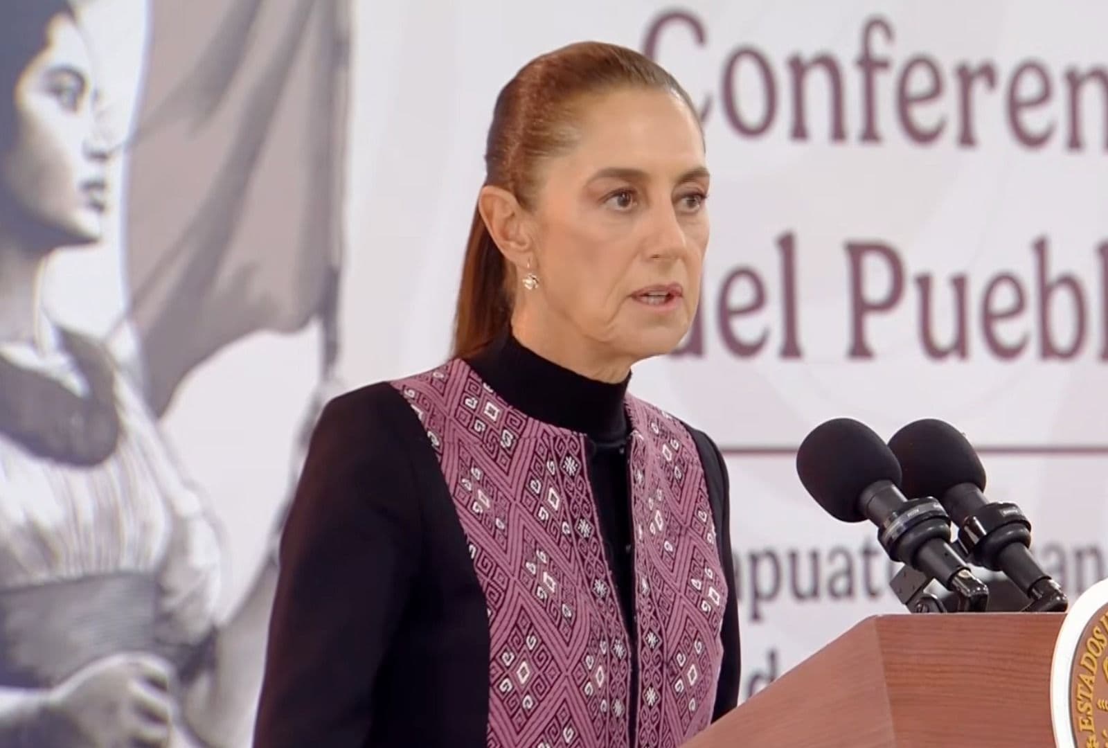 Sheinbaum en la conferencia del 18 de septiembre de 2026