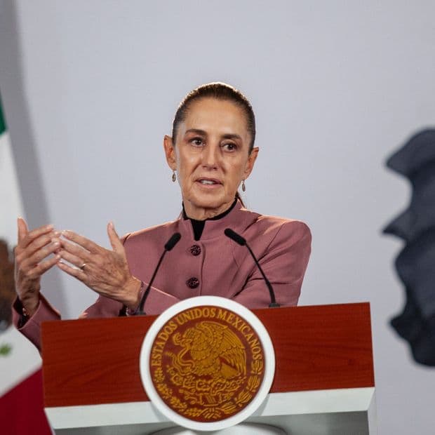 Claudia Sheinbaum en la conferencia del 20 de octubre de 2026