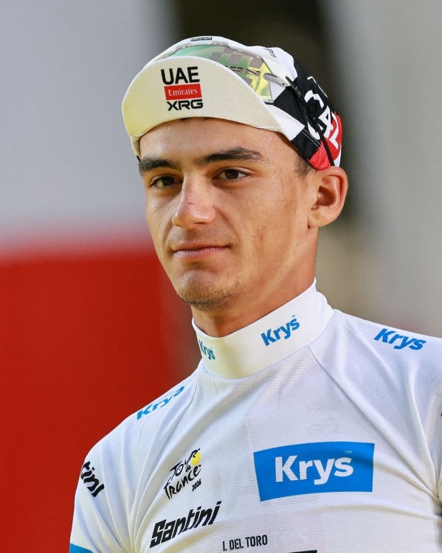 El ciclista mexicano Isaac del Toro